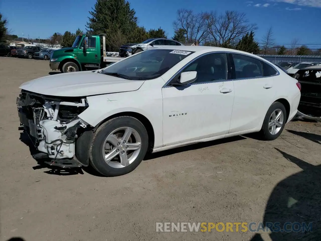 1 Photograph of a damaged car 1G1ZD5ST9NF147172 CHEVROLET MALIBU 2022