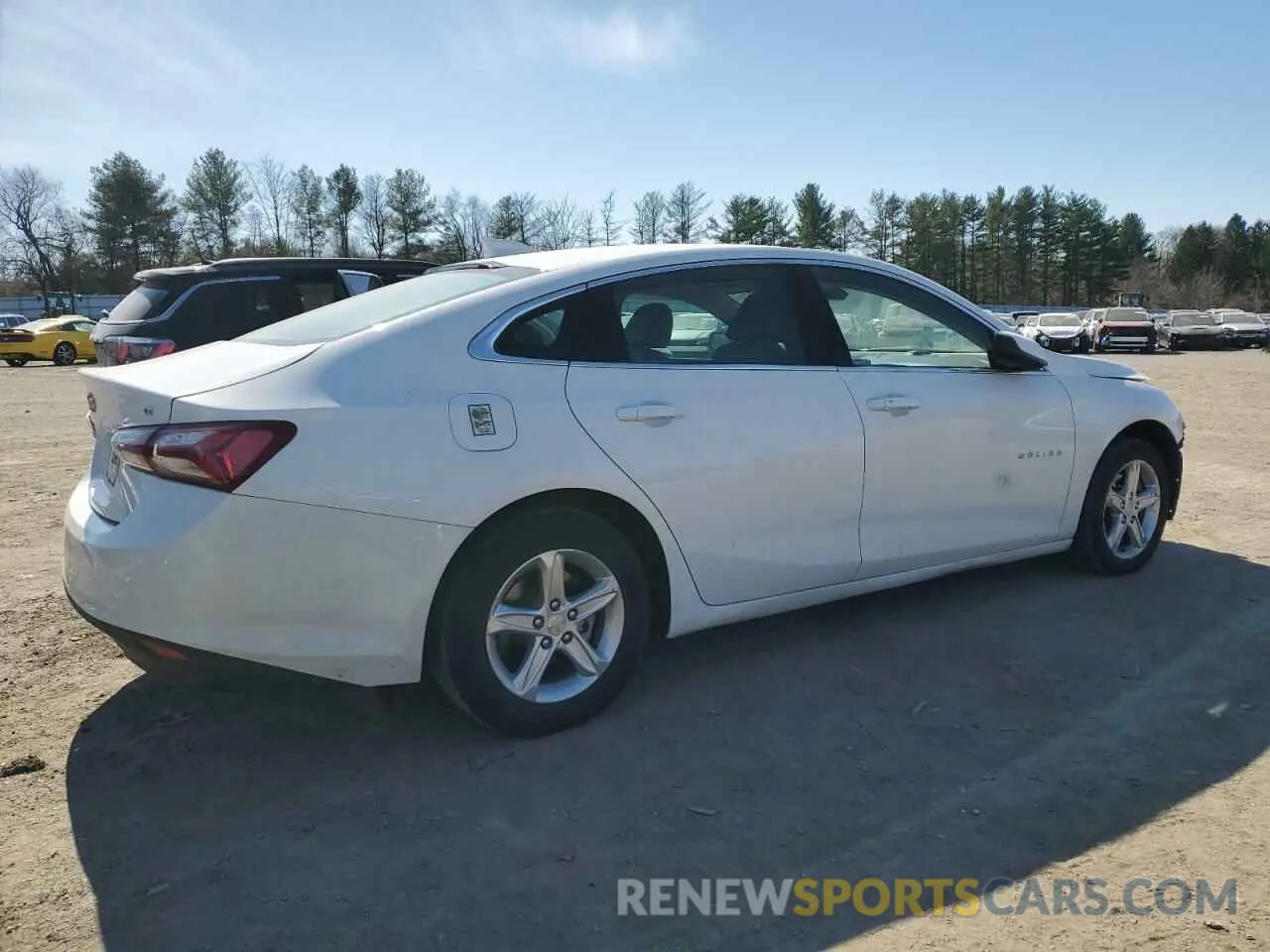 3 Photograph of a damaged car 1G1ZD5ST9NF147172 CHEVROLET MALIBU 2022