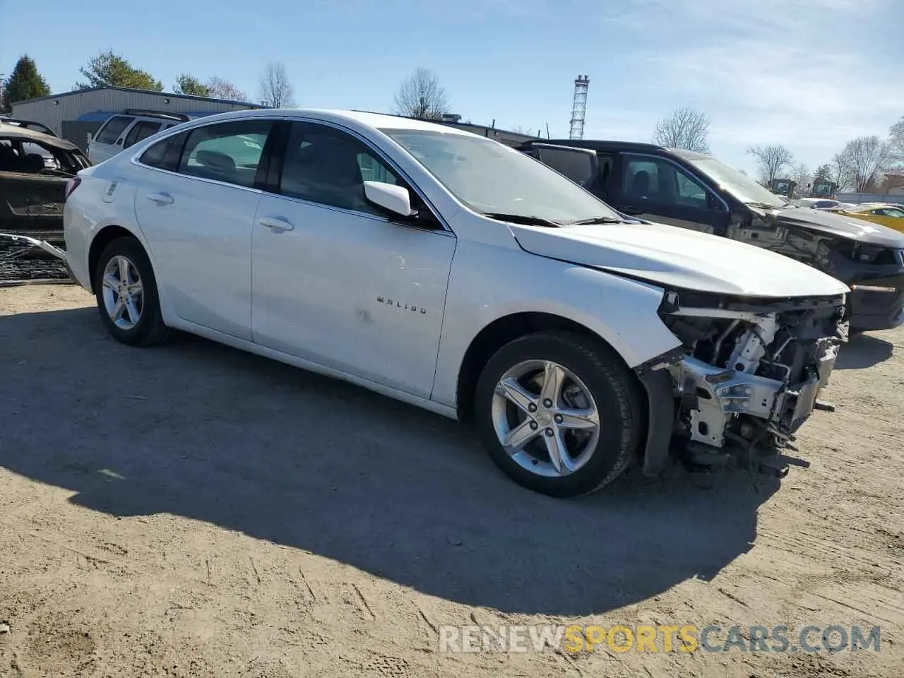 4 Photograph of a damaged car 1G1ZD5ST9NF147172 CHEVROLET MALIBU 2022