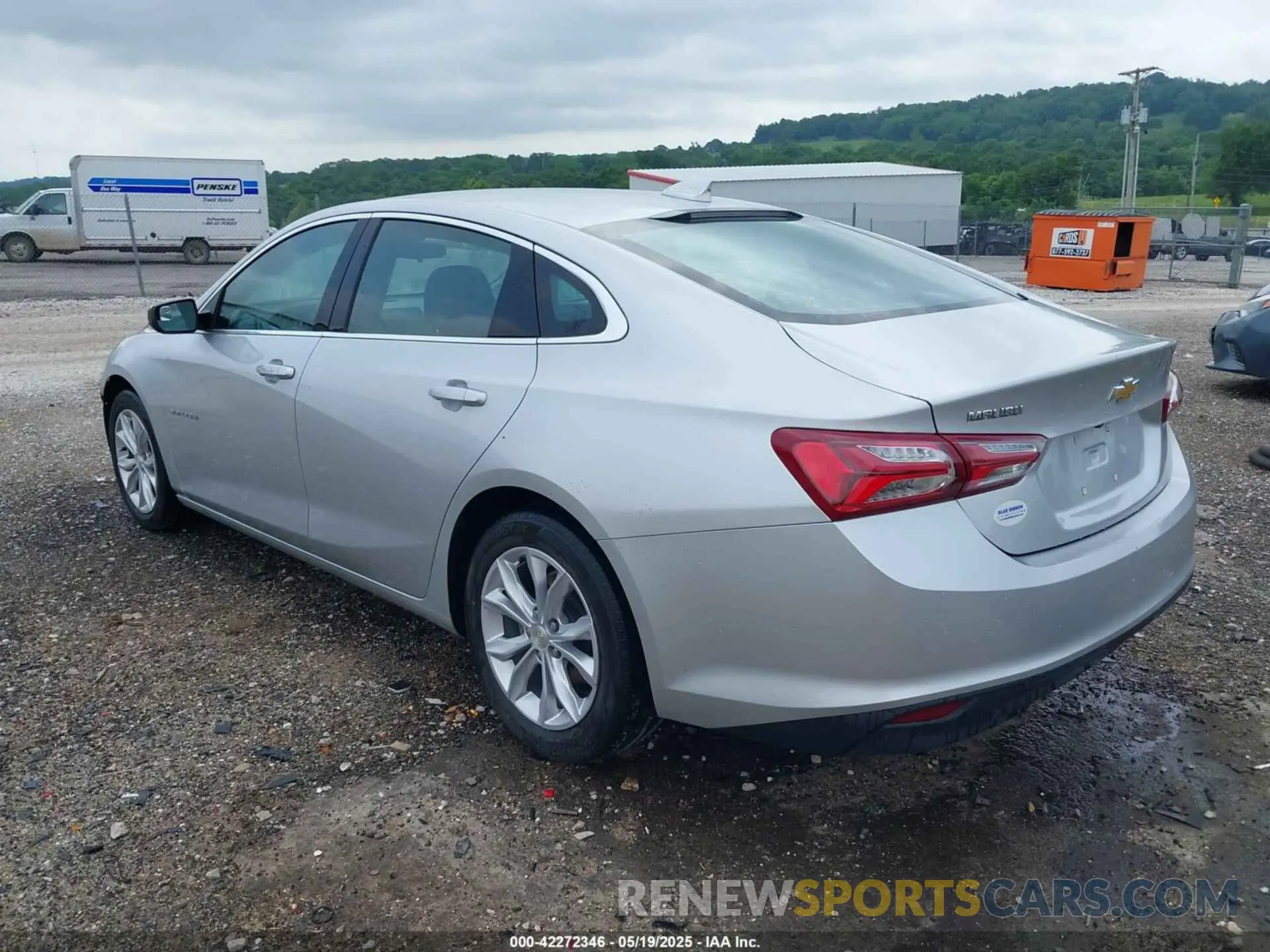 3 Photograph of a damaged car 1G1ZD5ST9NF149004 CHEVROLET MALIBU 2022