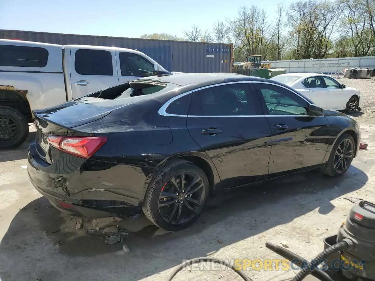 3 Photograph of a damaged car 1G1ZD5ST9NF154140 CHEVROLET MALIBU 2022