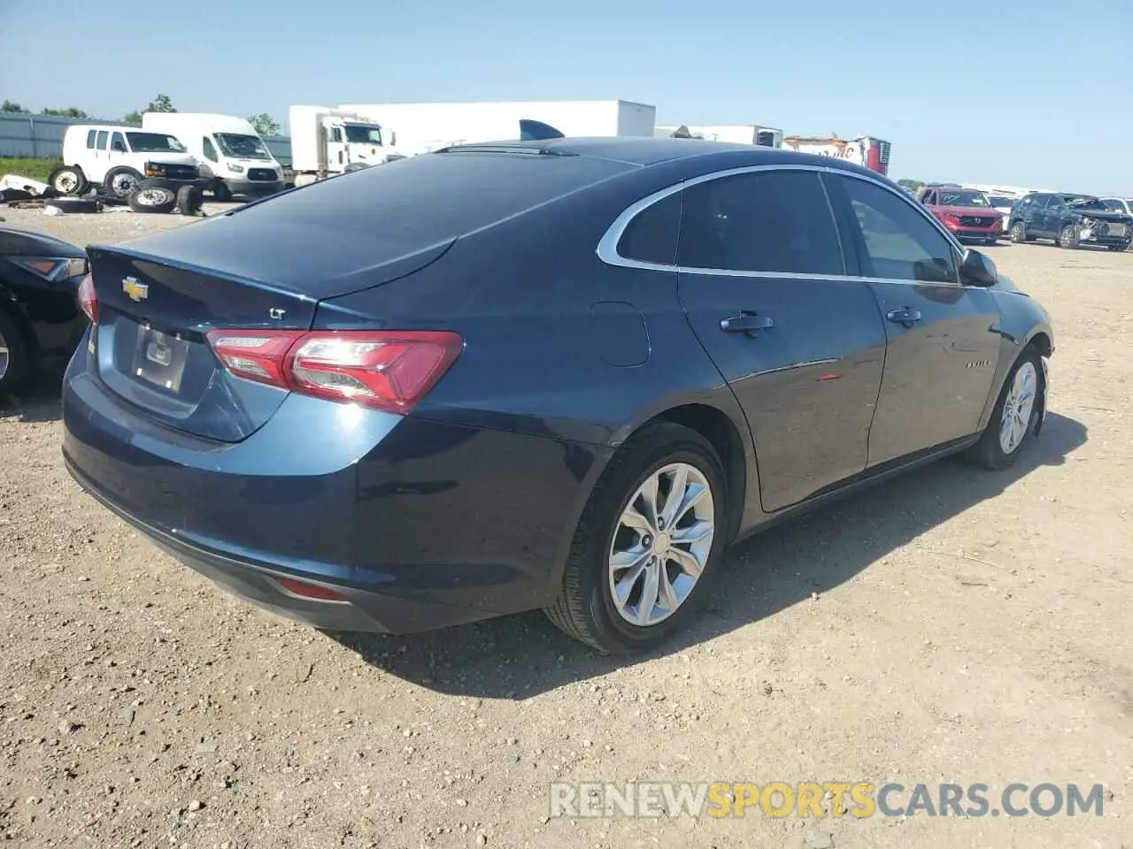 3 Photograph of a damaged car 1G1ZD5ST9NF154431 CHEVROLET MALIBU 2022