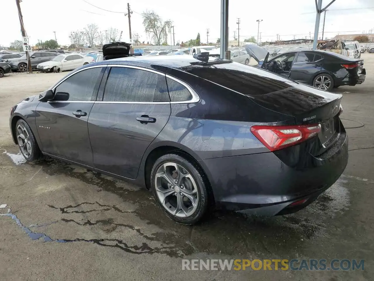 2 Photograph of a damaged car 1G1ZD5ST9NF156146 CHEVROLET MALIBU 2022