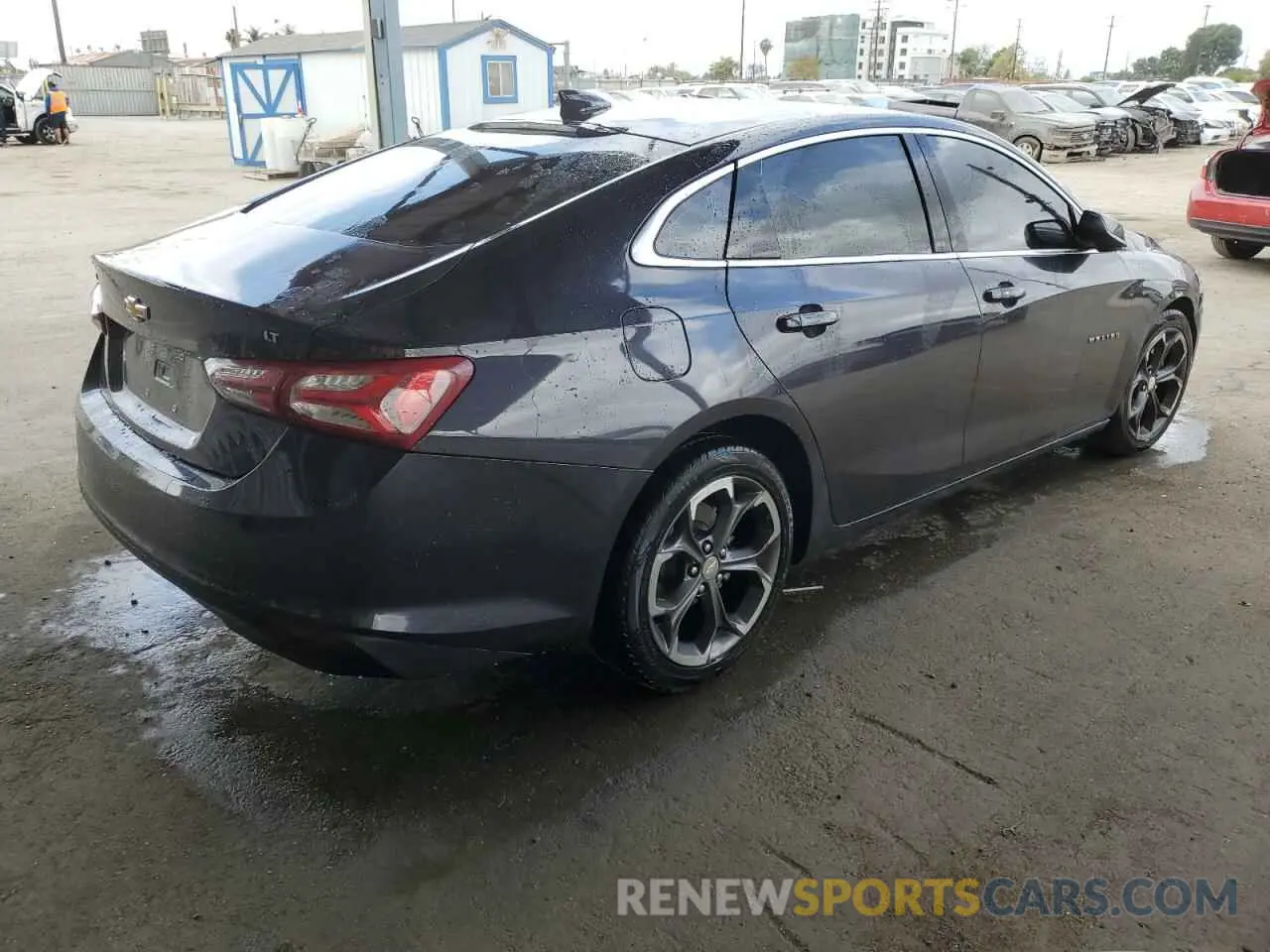 3 Photograph of a damaged car 1G1ZD5ST9NF156146 CHEVROLET MALIBU 2022
