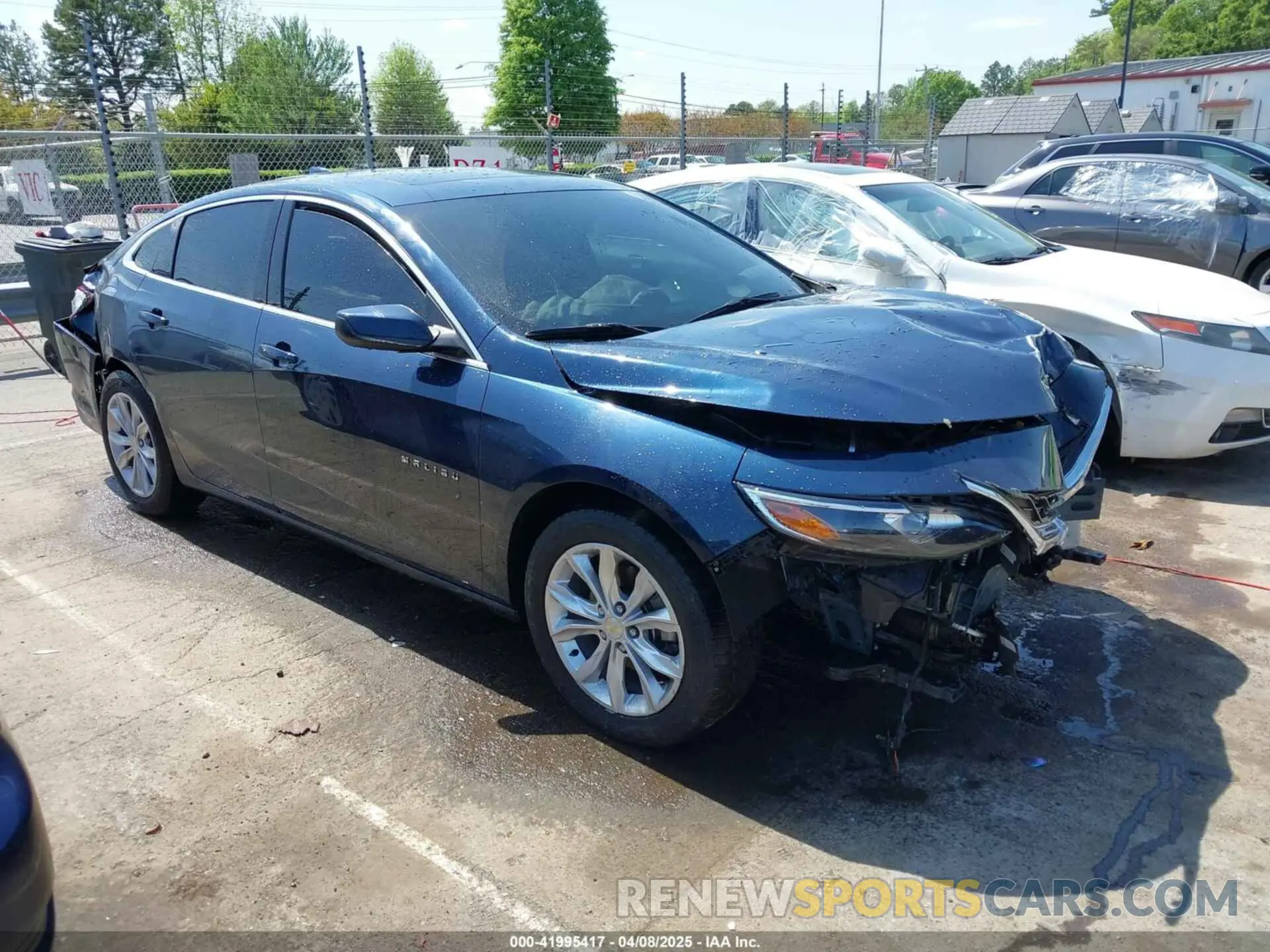 1 Photograph of a damaged car 1G1ZD5ST9NF158351 CHEVROLET MALIBU 2022