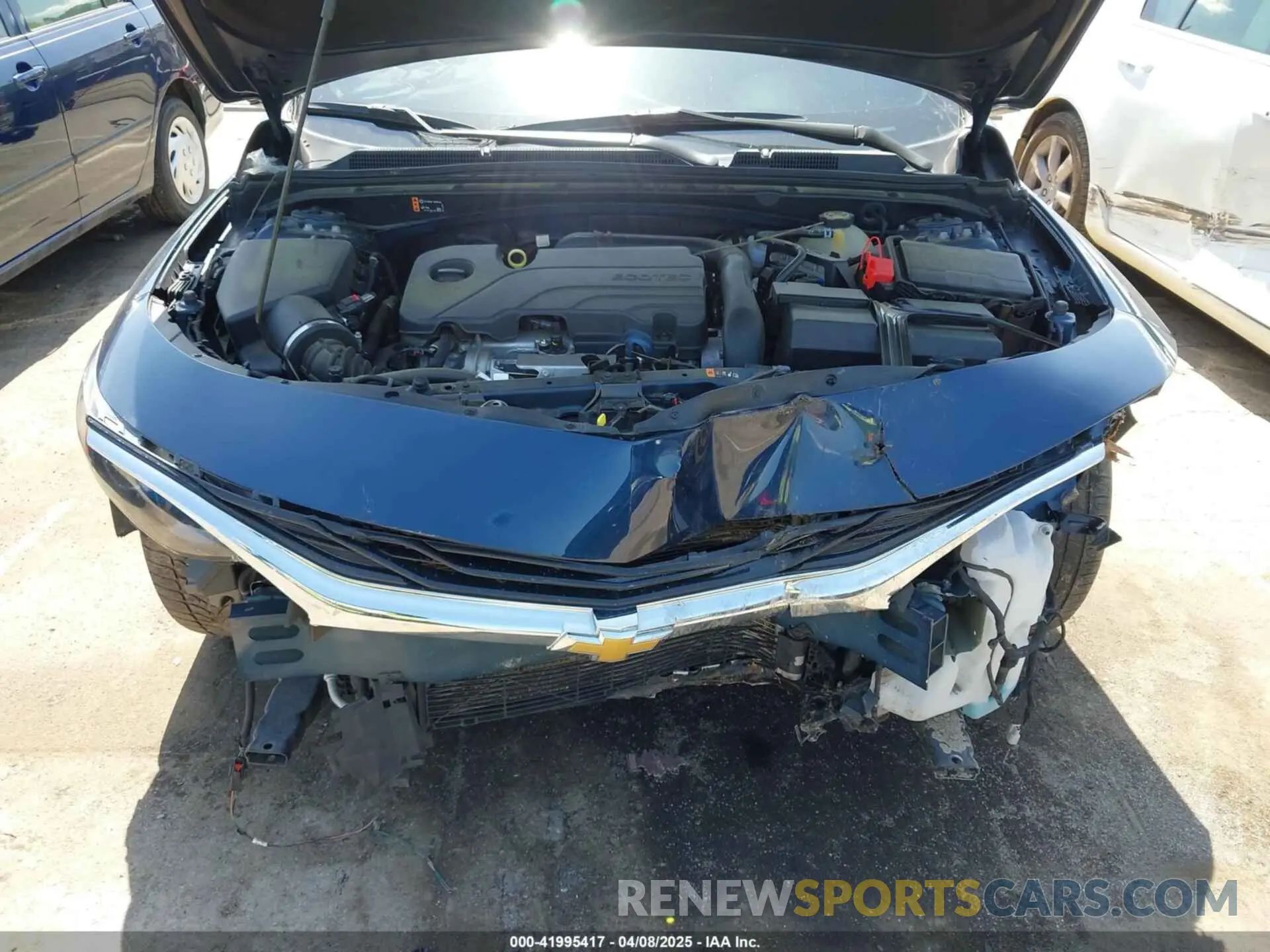10 Photograph of a damaged car 1G1ZD5ST9NF158351 CHEVROLET MALIBU 2022
