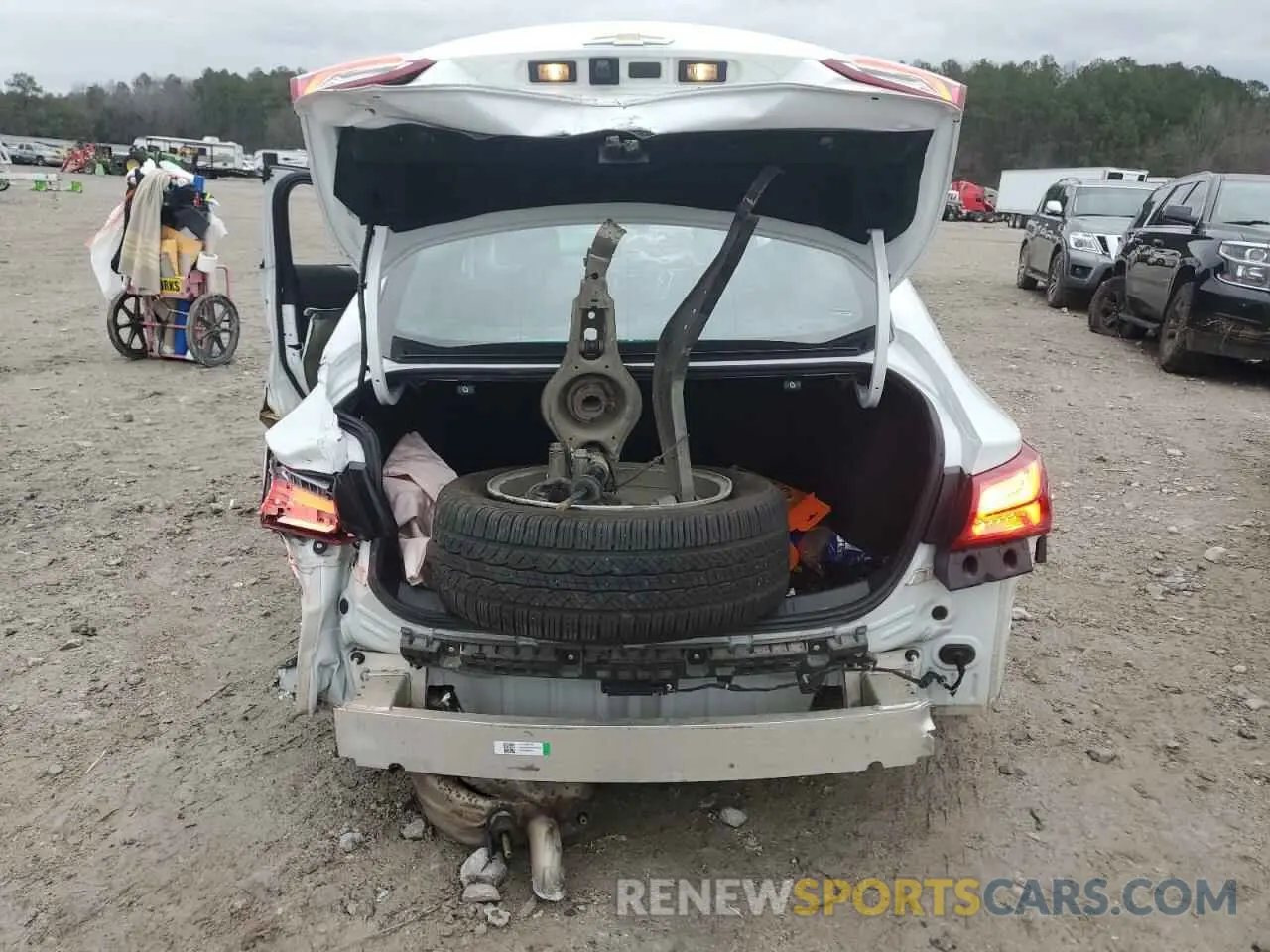 6 Photograph of a damaged car 1G1ZD5ST9NF171844 CHEVROLET MALIBU 2022