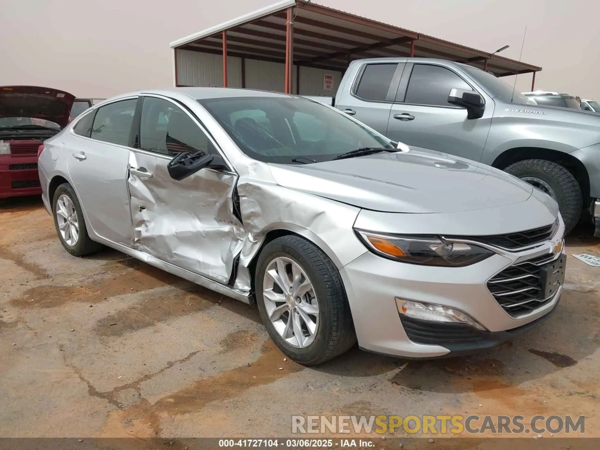 1 Photograph of a damaged car 1G1ZD5ST9NF175294 CHEVROLET MALIBU 2022