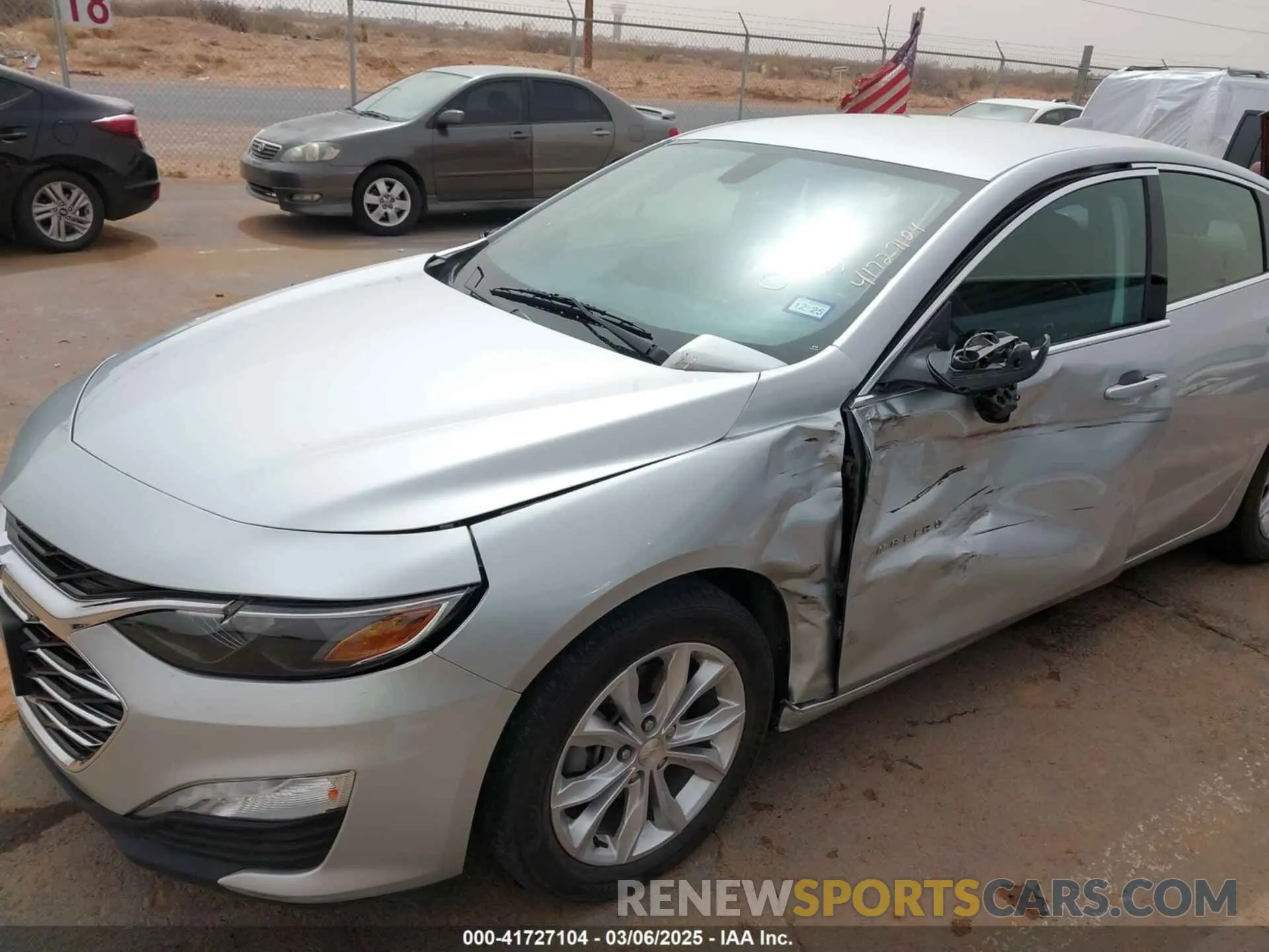 6 Photograph of a damaged car 1G1ZD5ST9NF175294 CHEVROLET MALIBU 2022