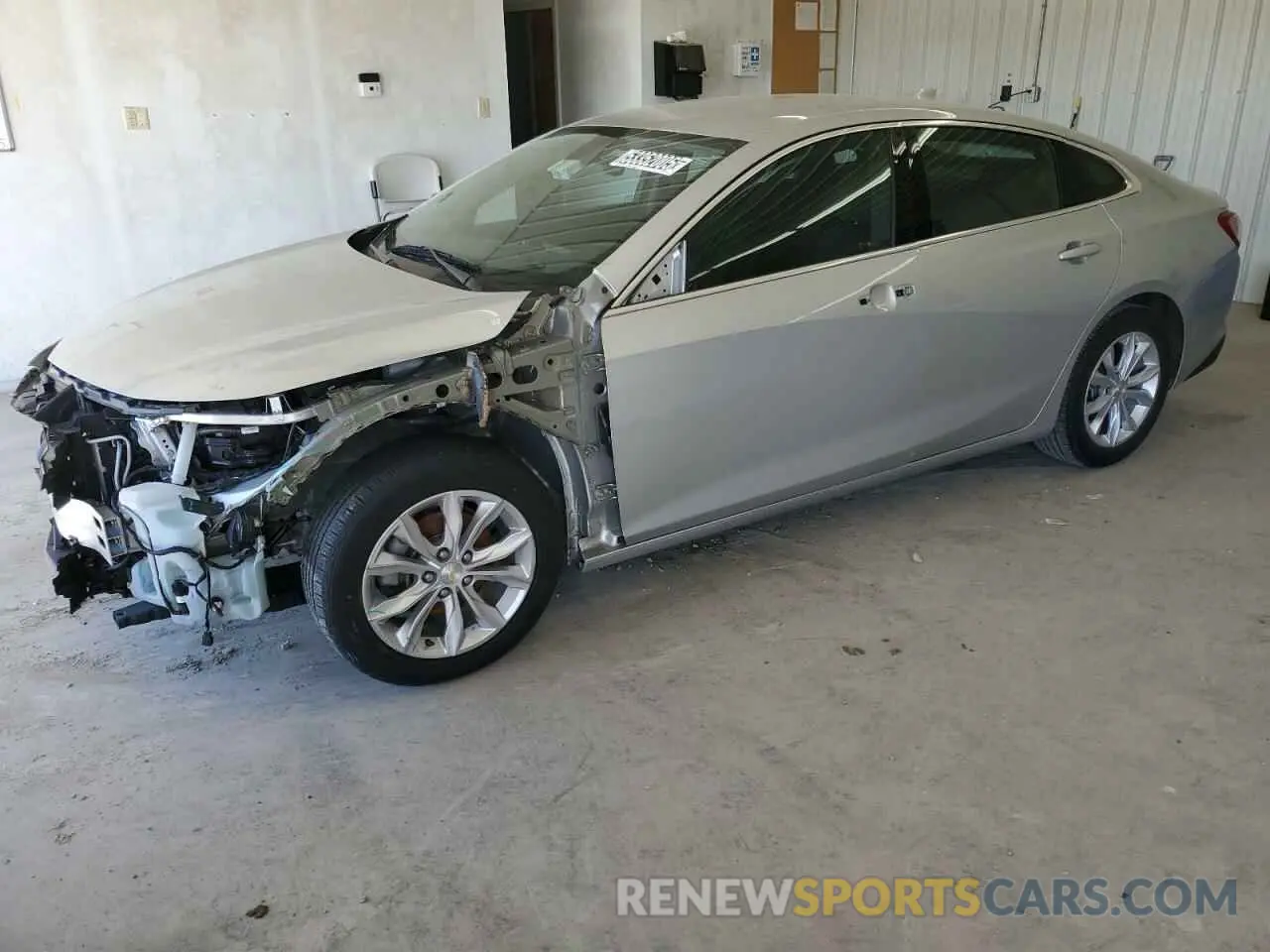 1 Photograph of a damaged car 1G1ZD5ST9NF177787 CHEVROLET MALIBU 2022