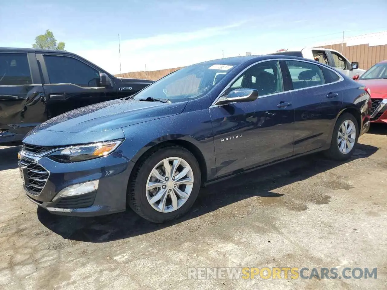 1 Photograph of a damaged car 1G1ZD5ST9NF181242 CHEVROLET MALIBU 2022