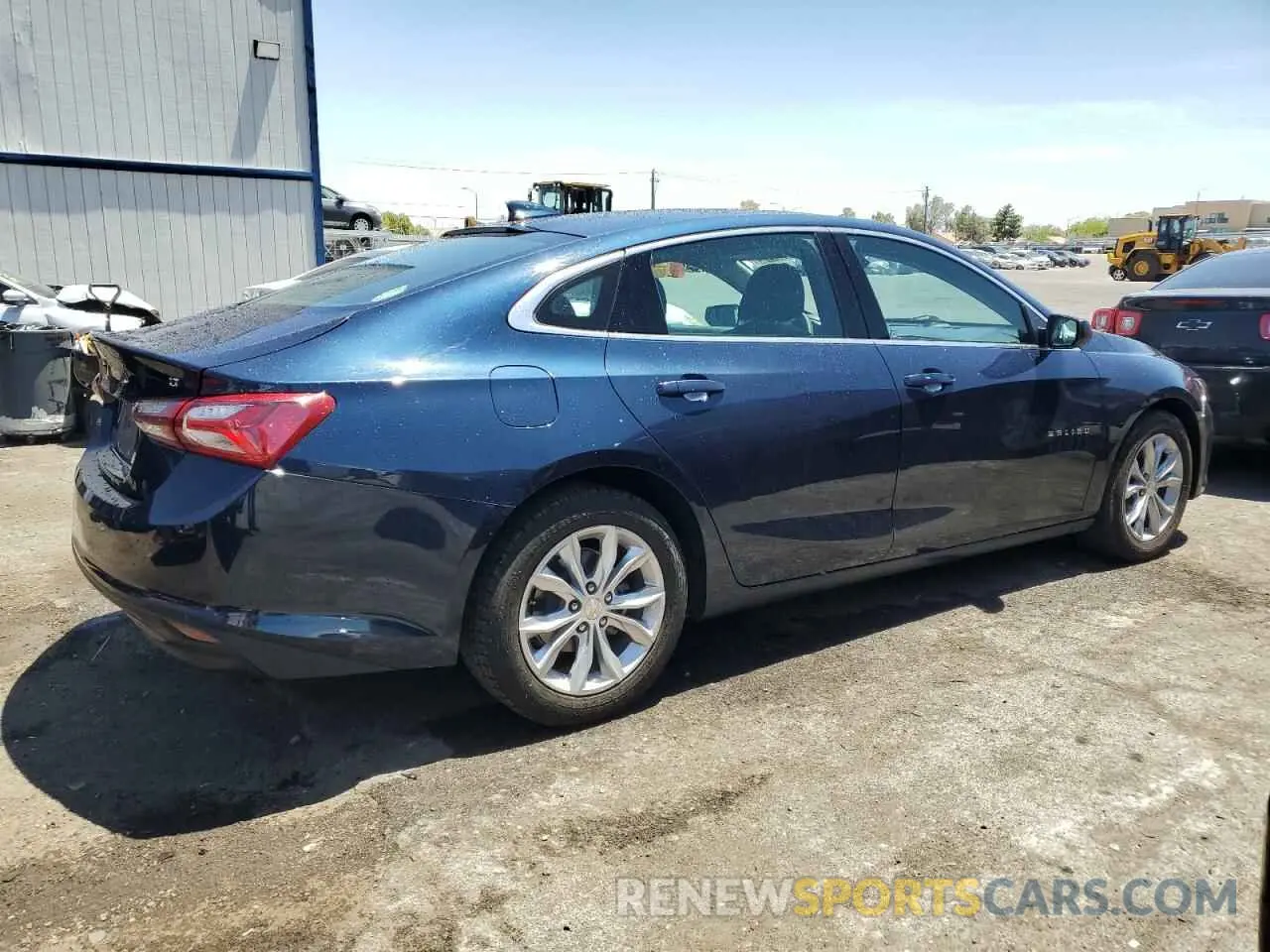 3 Photograph of a damaged car 1G1ZD5ST9NF181242 CHEVROLET MALIBU 2022