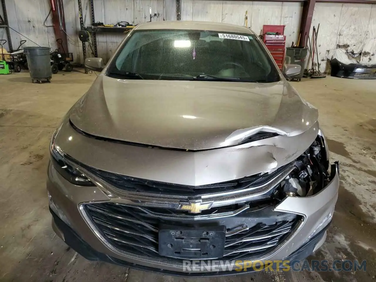 5 Photograph of a damaged car 1G1ZD5ST9NF195013 CHEVROLET MALIBU 2022