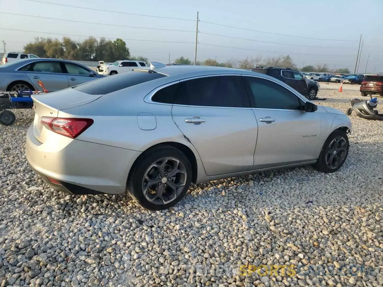 3 Photograph of a damaged car 1G1ZD5STXNF104086 CHEVROLET MALIBU 2022