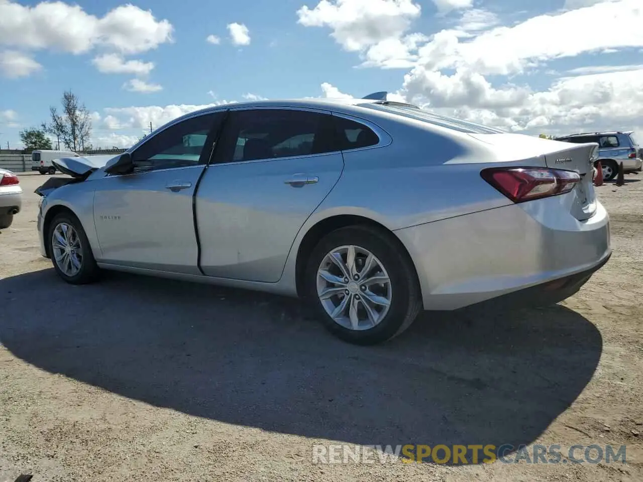 2 Photograph of a damaged car 1G1ZD5STXNF107053 CHEVROLET MALIBU 2022