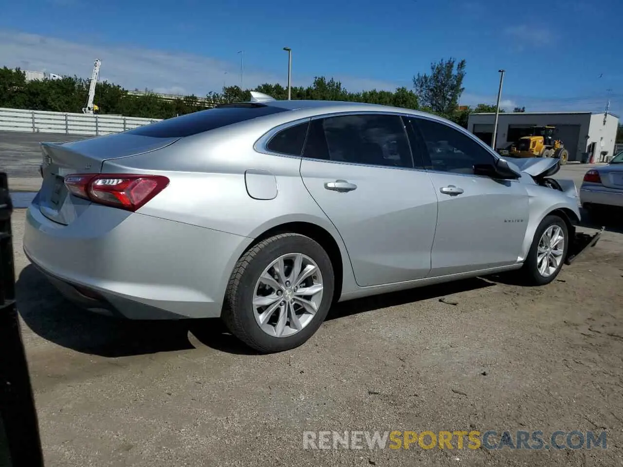 3 Photograph of a damaged car 1G1ZD5STXNF107053 CHEVROLET MALIBU 2022