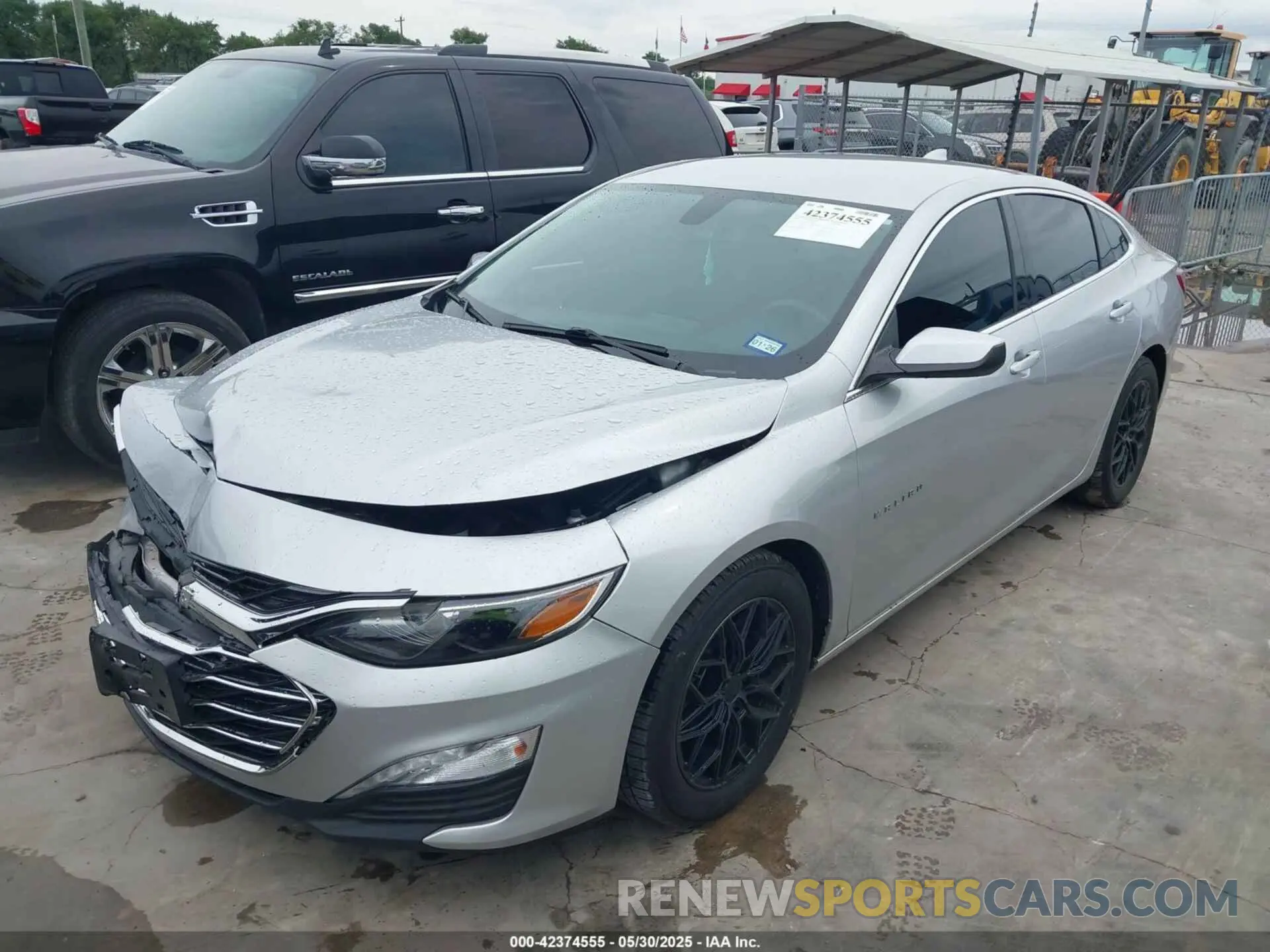 2 Photograph of a damaged car 1G1ZD5STXNF115444 CHEVROLET MALIBU 2022
