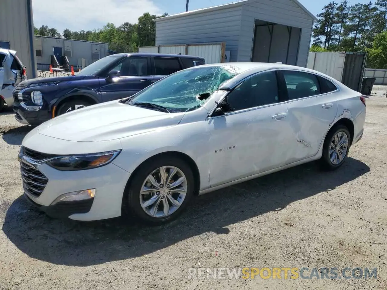 1 Photograph of a damaged car 1G1ZD5STXNF119221 CHEVROLET MALIBU 2022