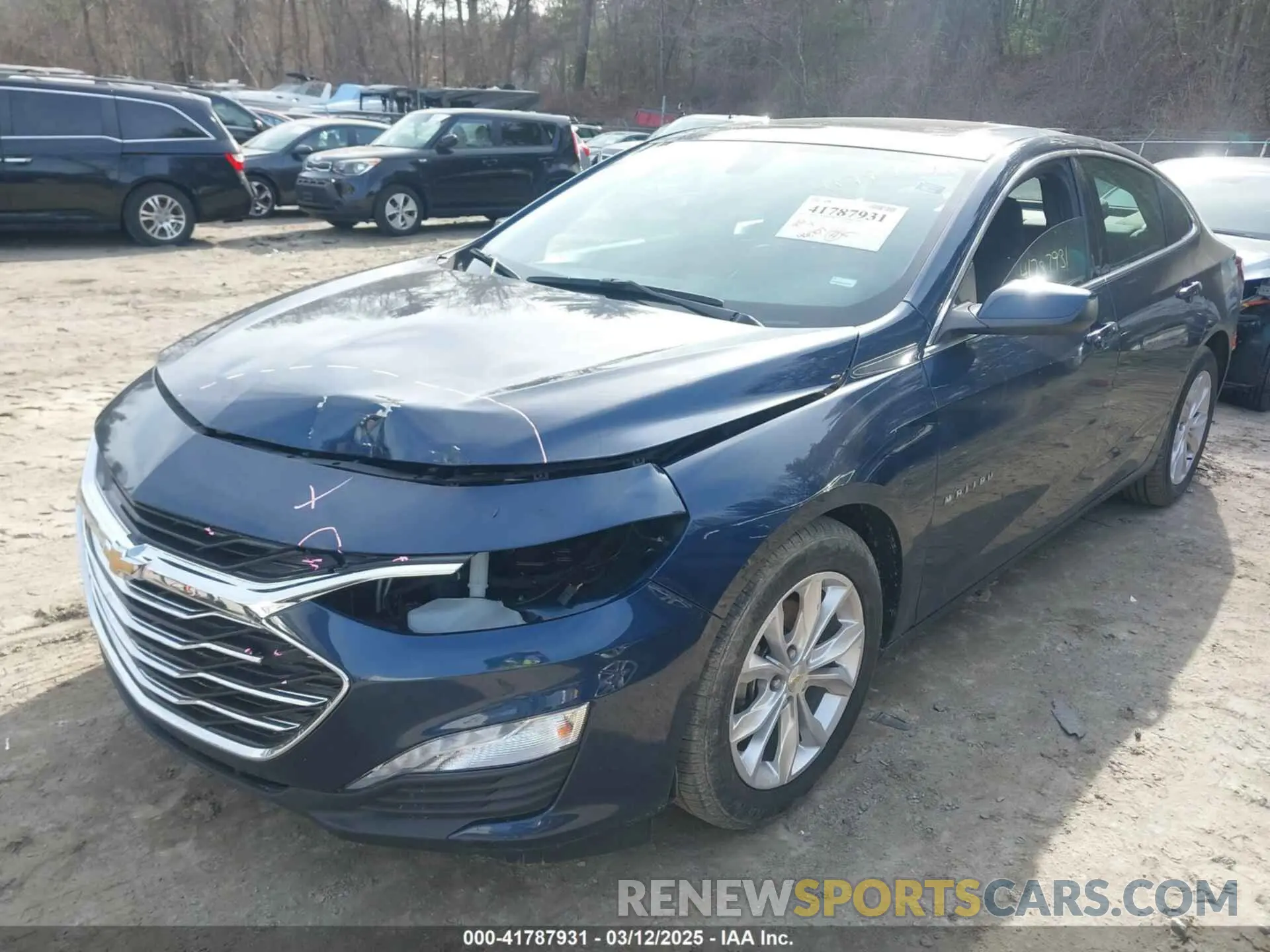 2 Photograph of a damaged car 1G1ZD5STXNF120353 CHEVROLET MALIBU 2022