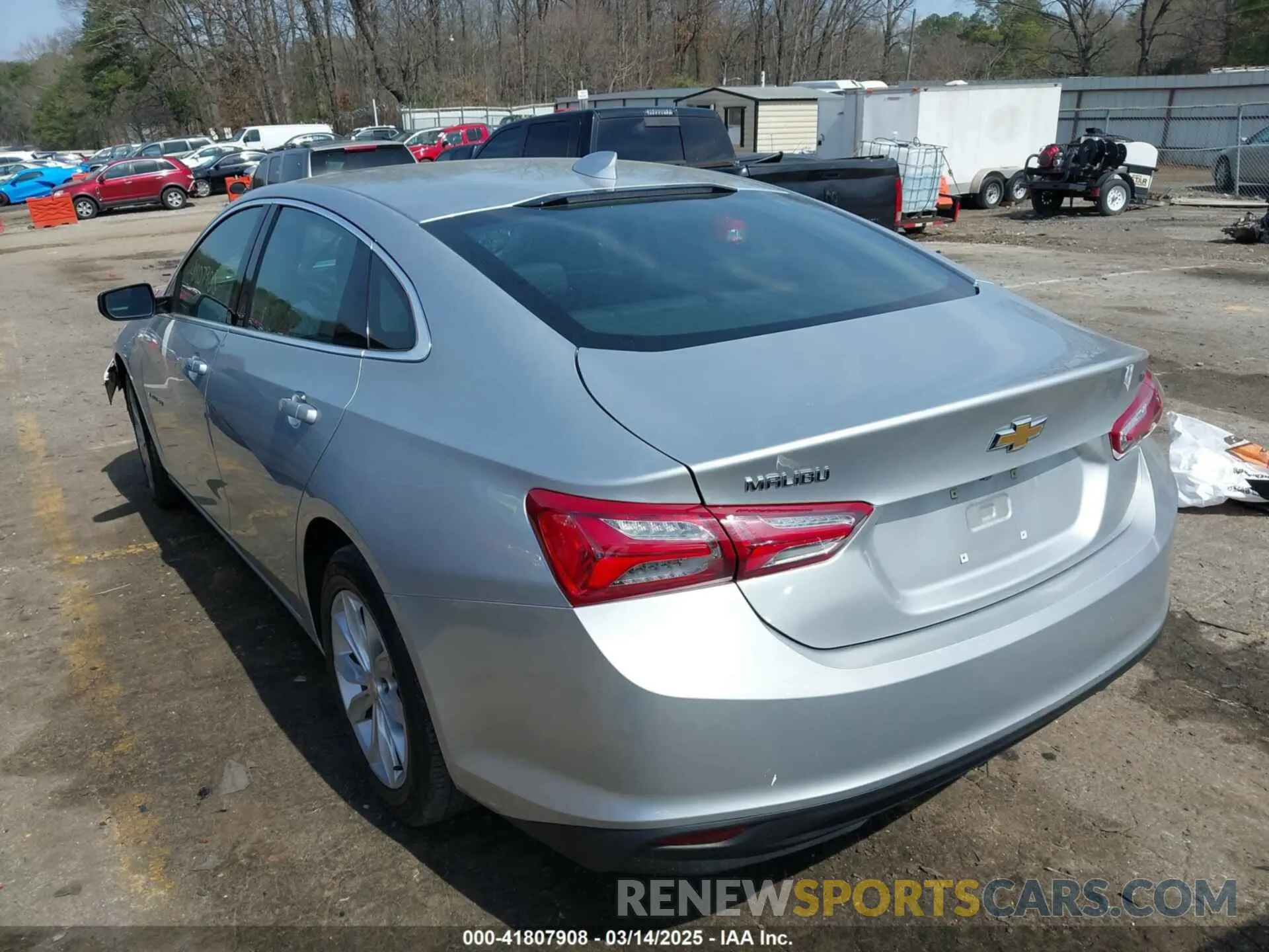 3 Photograph of a damaged car 1G1ZD5STXNF122152 CHEVROLET MALIBU 2022