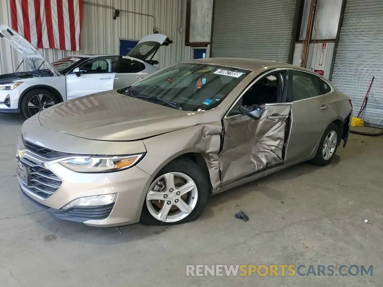 1 Photograph of a damaged car 1G1ZD5STXNF124063 CHEVROLET MALIBU 2022