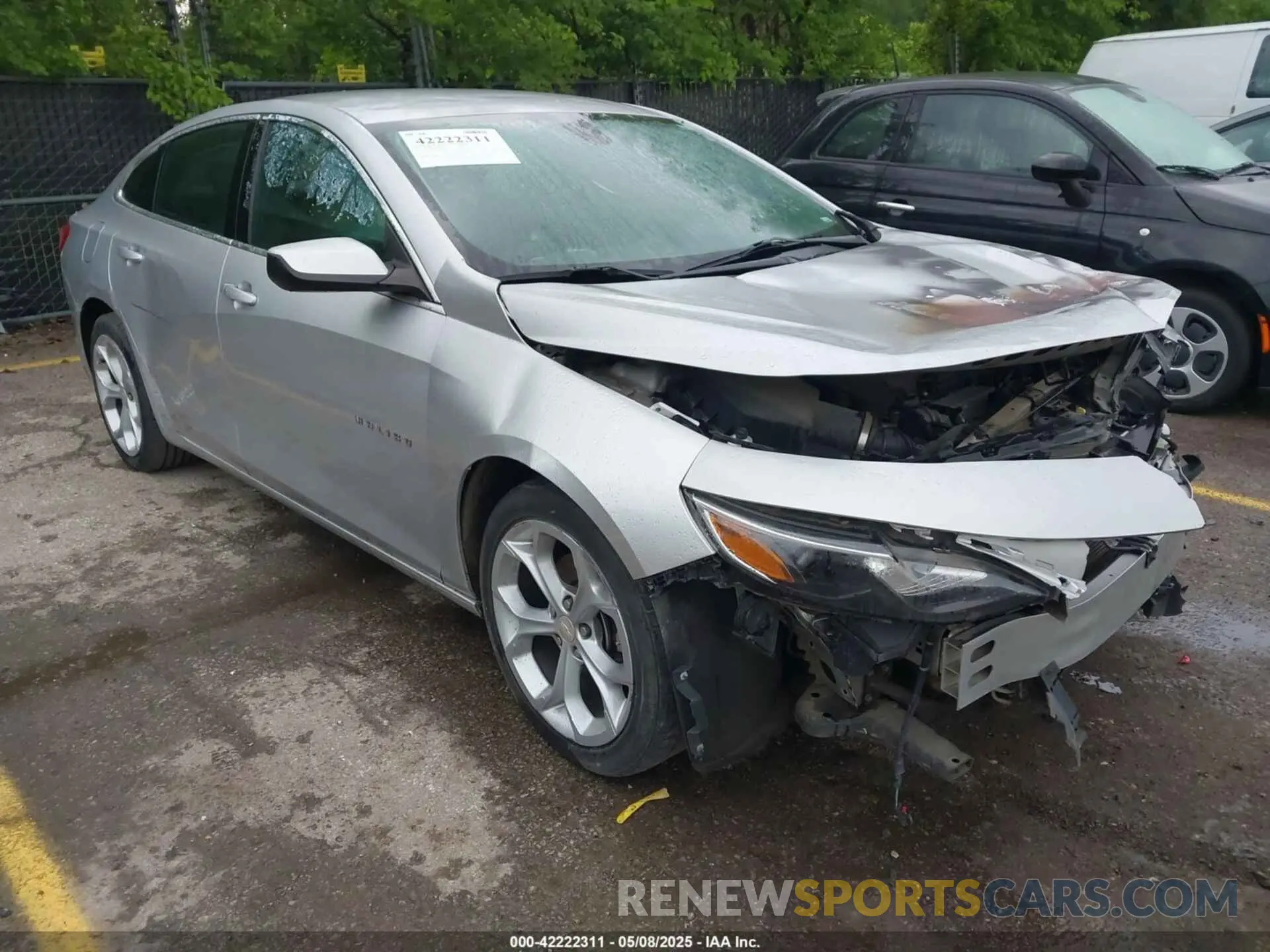1 Photograph of a damaged car 1G1ZD5STXNF129666 CHEVROLET MALIBU 2022