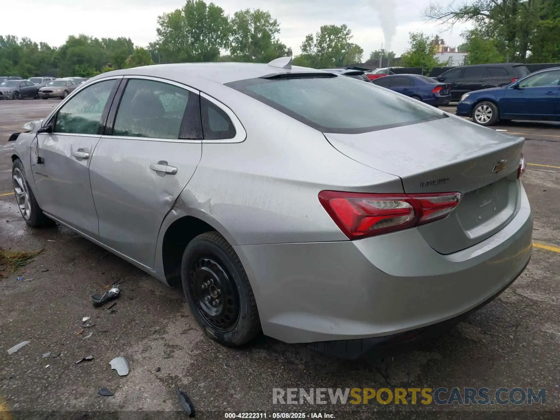 3 Photograph of a damaged car 1G1ZD5STXNF129666 CHEVROLET MALIBU 2022
