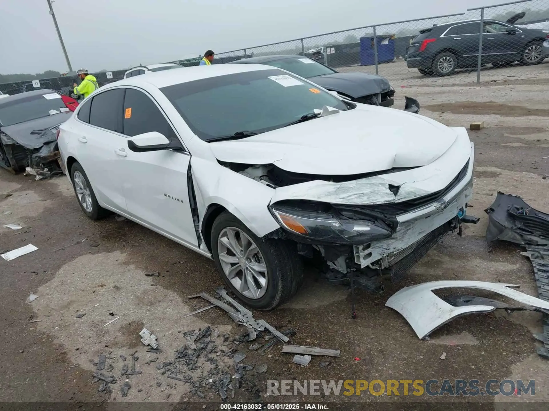 1 Photograph of a damaged car 1G1ZD5STXNF135998 CHEVROLET MALIBU 2022