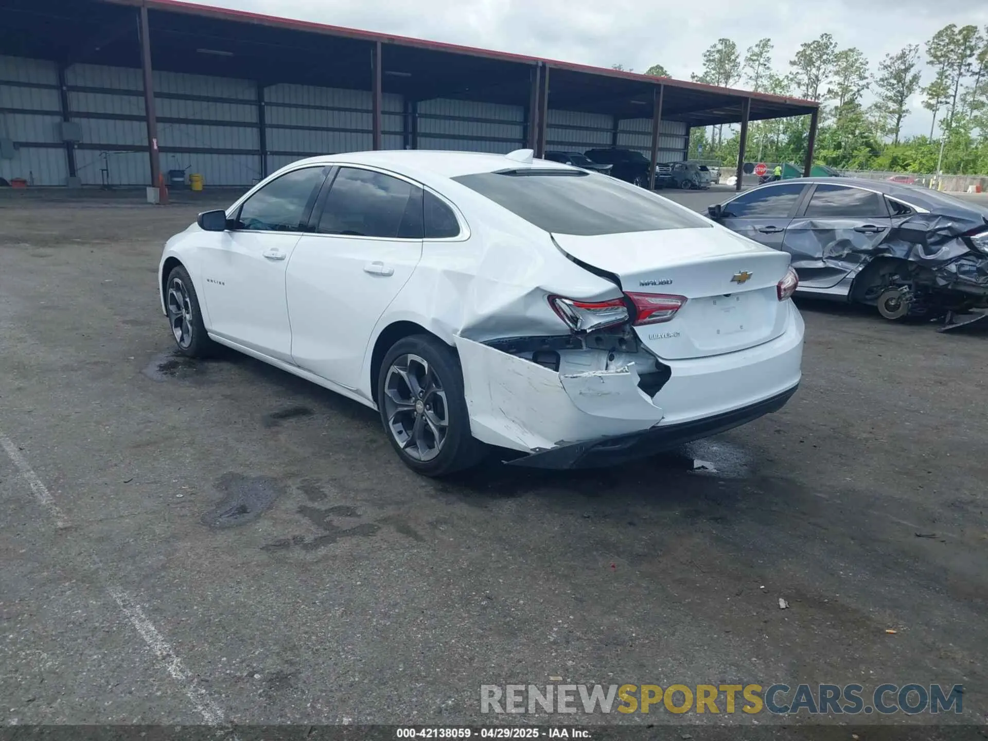 3 Photograph of a damaged car 1G1ZD5STXNF144457 CHEVROLET MALIBU 2022