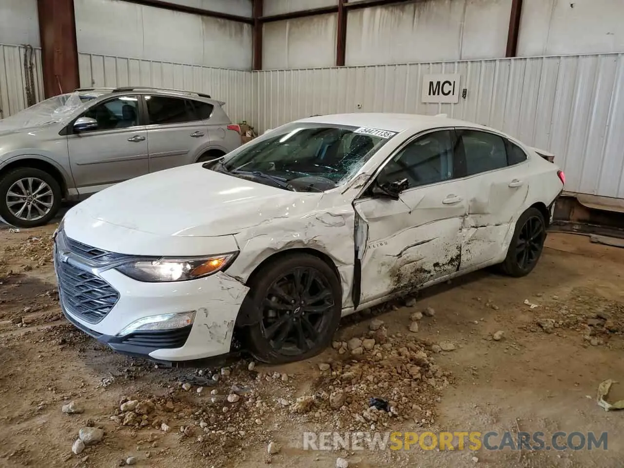 1 Photograph of a damaged car 1G1ZD5STXNF148055 CHEVROLET MALIBU 2022