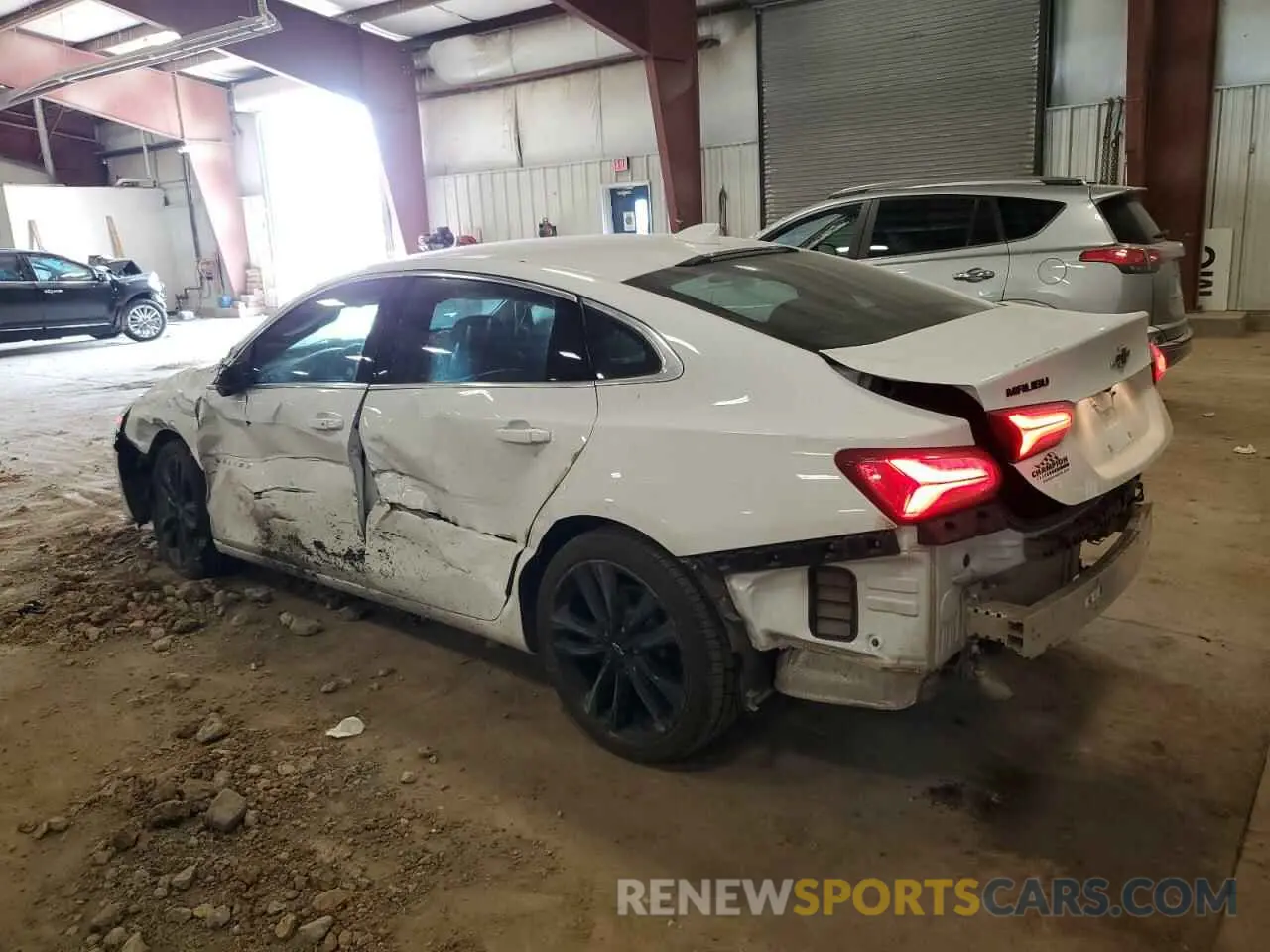 2 Photograph of a damaged car 1G1ZD5STXNF148055 CHEVROLET MALIBU 2022
