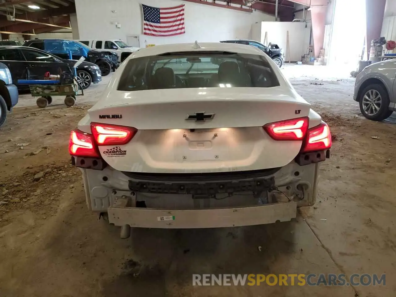 6 Photograph of a damaged car 1G1ZD5STXNF148055 CHEVROLET MALIBU 2022