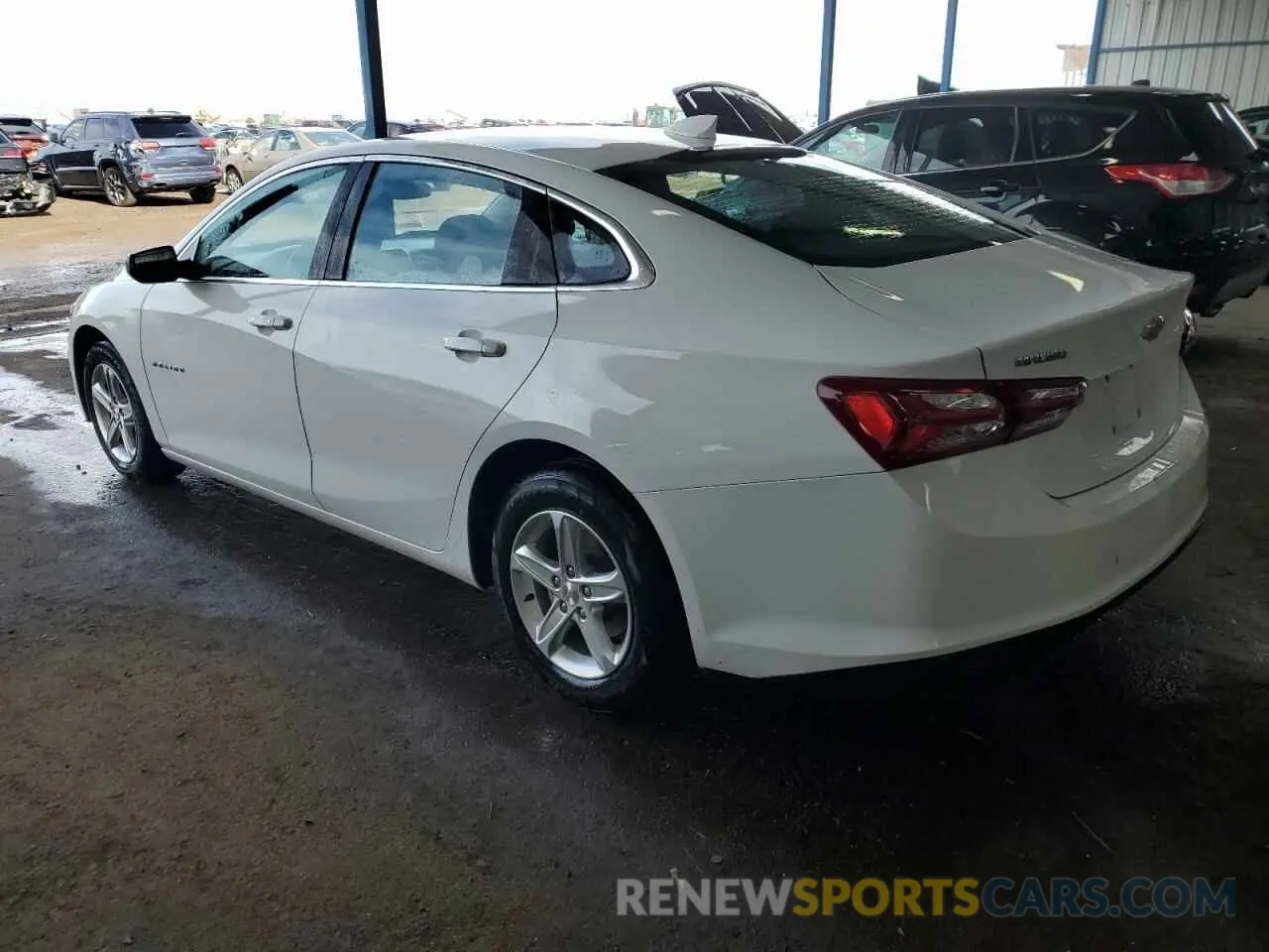 2 Photograph of a damaged car 1G1ZD5STXNF151621 CHEVROLET MALIBU 2022