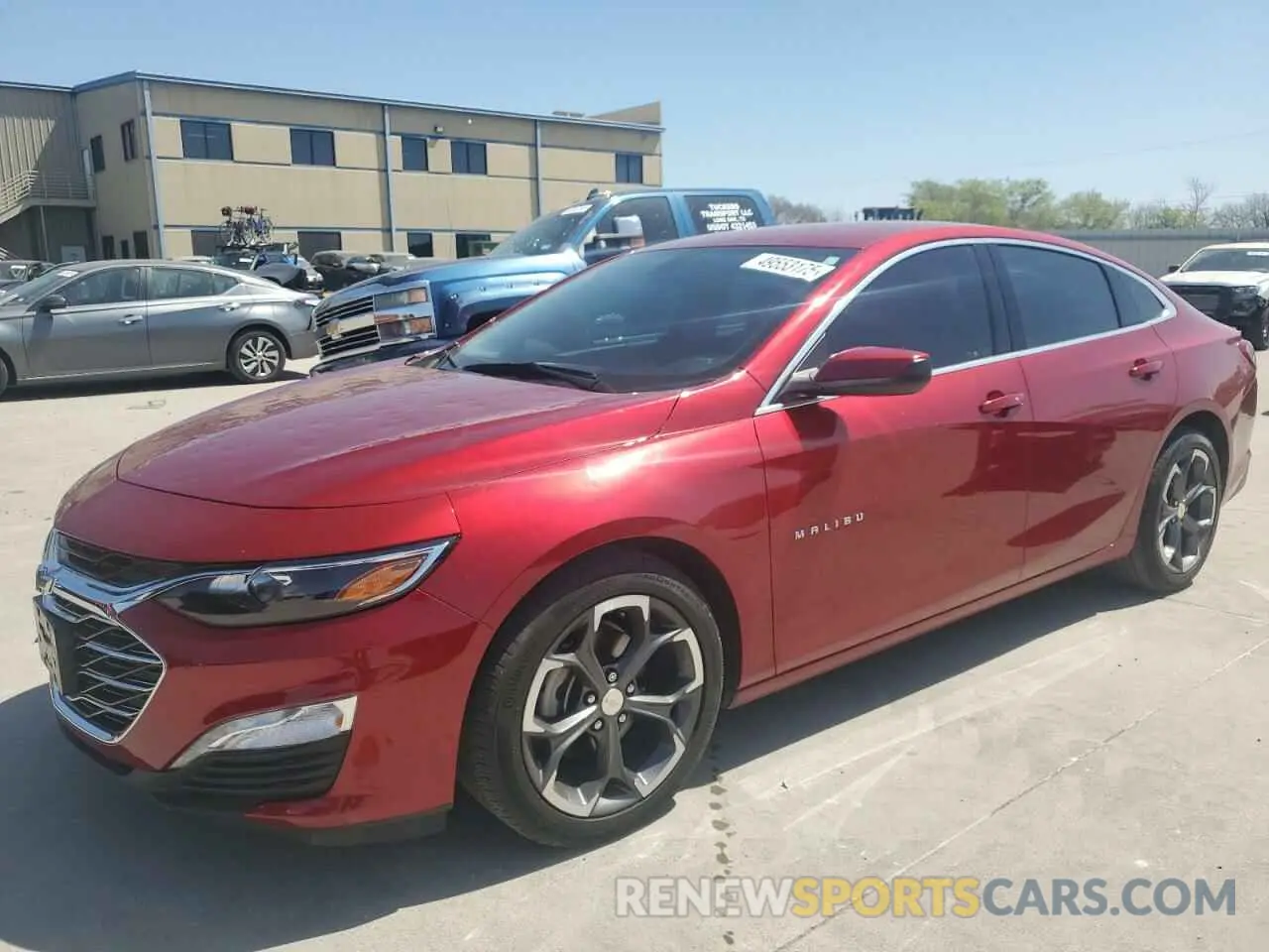 1 Photograph of a damaged car 1G1ZD5STXNF153885 CHEVROLET MALIBU 2022