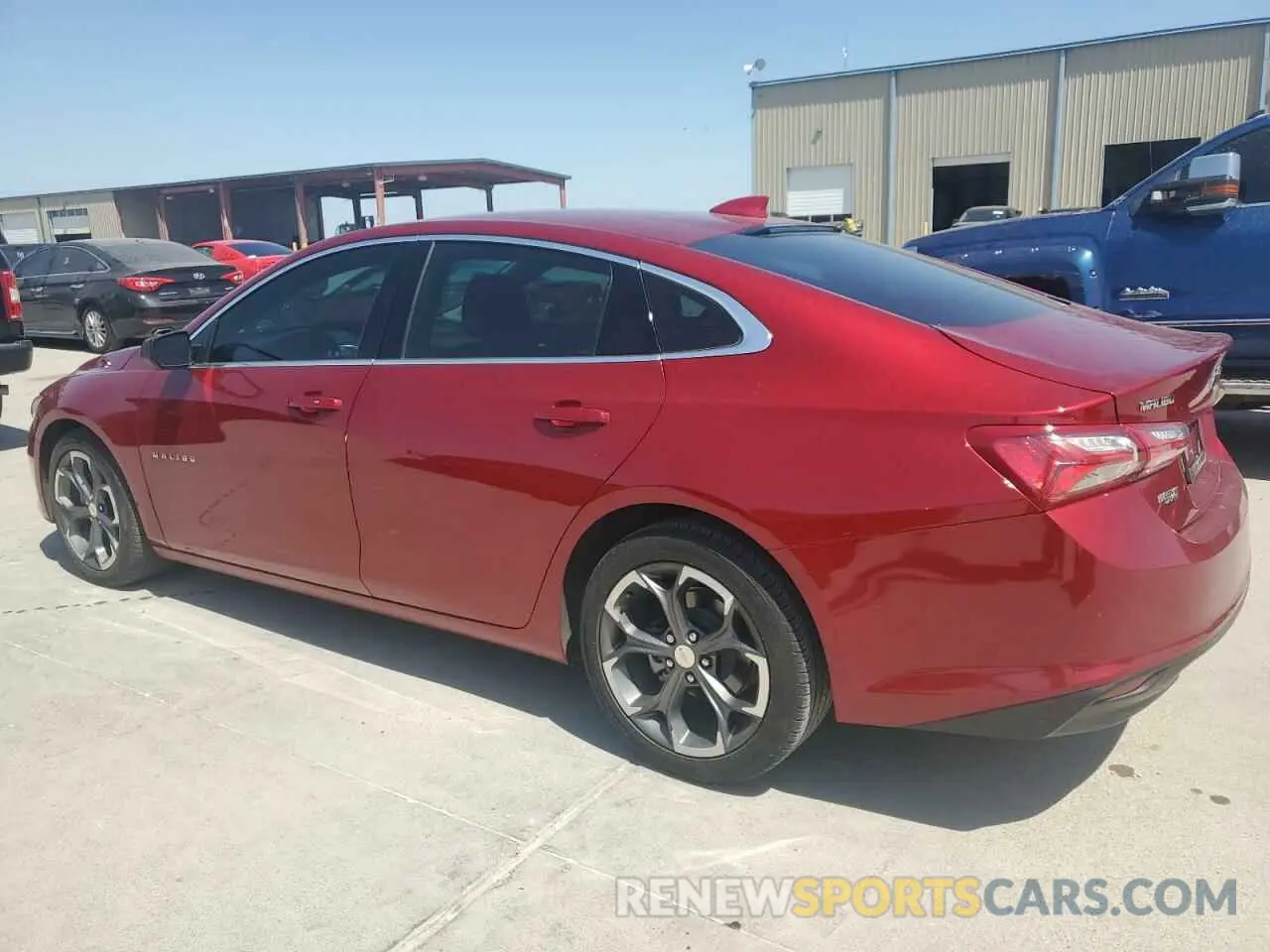 2 Photograph of a damaged car 1G1ZD5STXNF153885 CHEVROLET MALIBU 2022