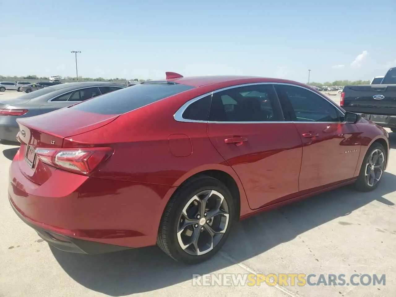 3 Photograph of a damaged car 1G1ZD5STXNF153885 CHEVROLET MALIBU 2022