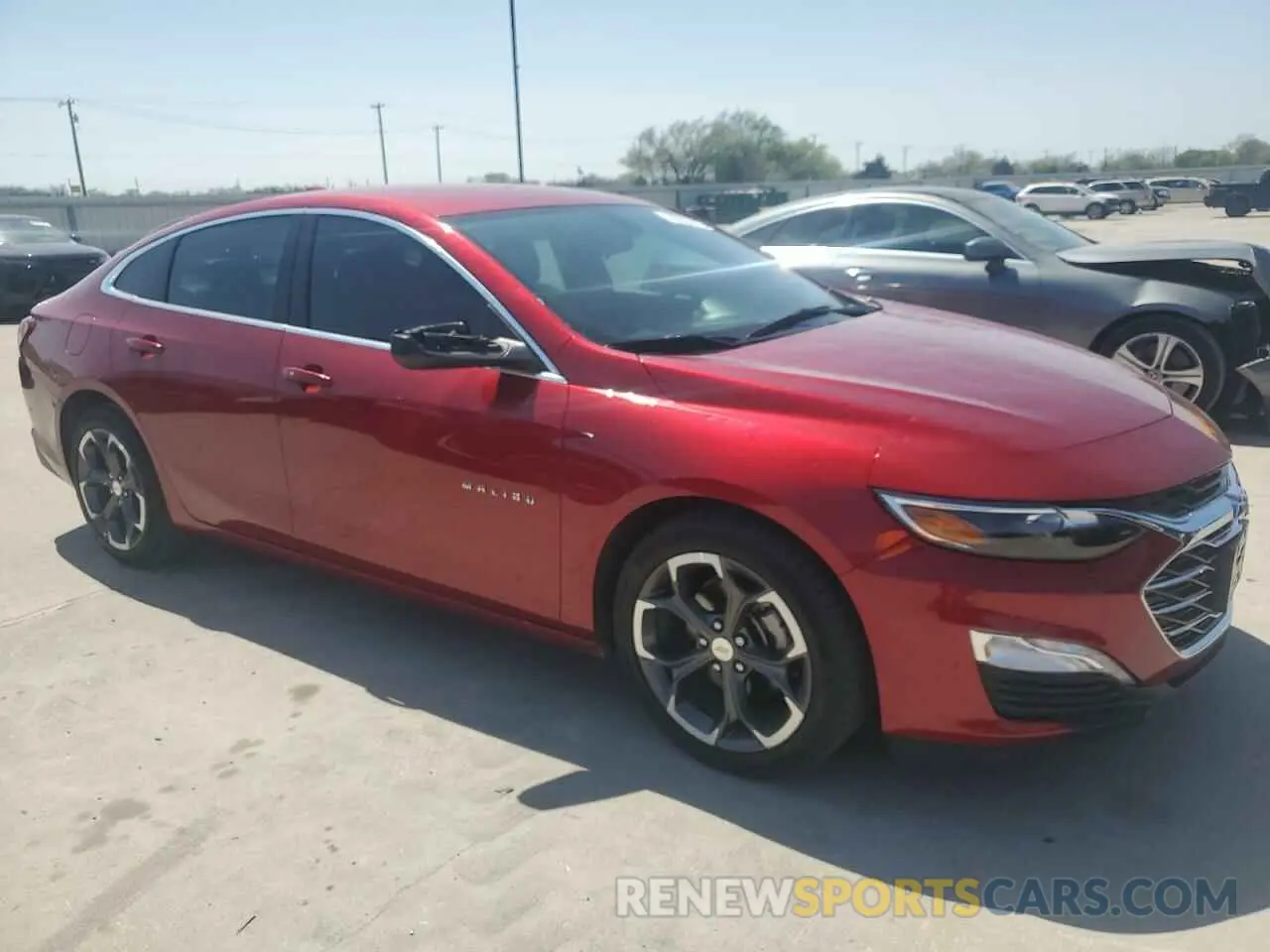 4 Photograph of a damaged car 1G1ZD5STXNF153885 CHEVROLET MALIBU 2022