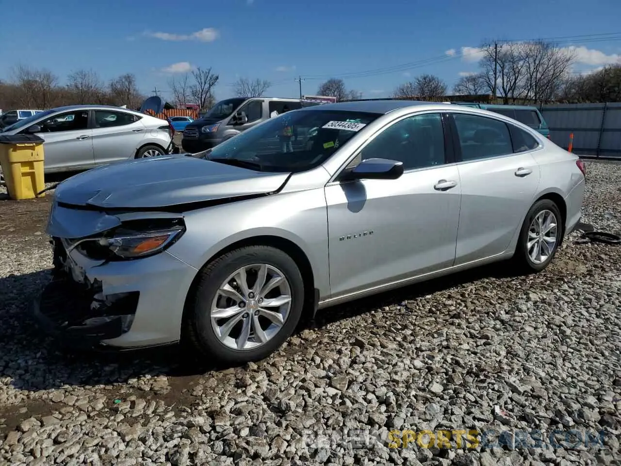 1 Photograph of a damaged car 1G1ZD5STXNF153904 CHEVROLET MALIBU 2022