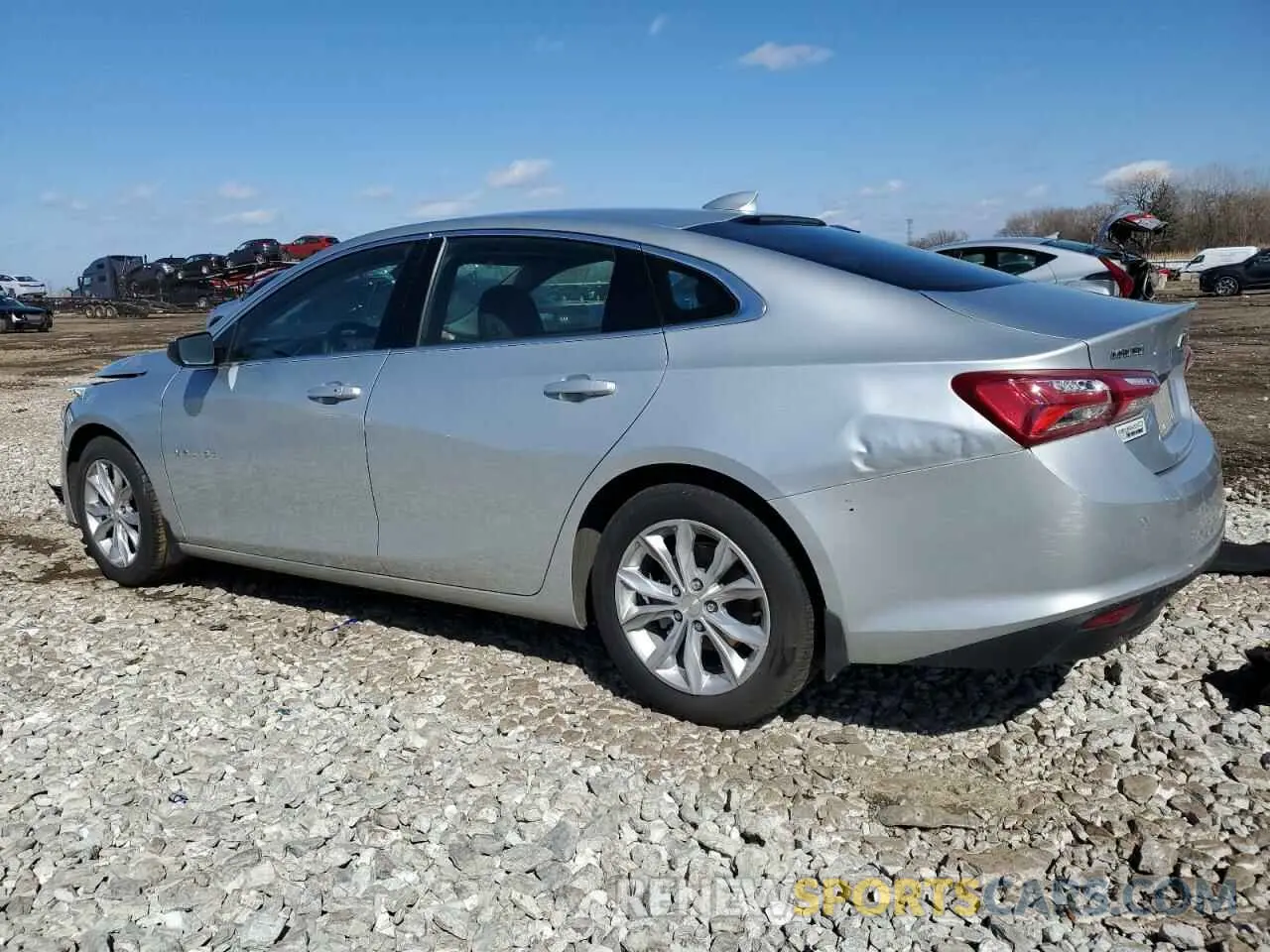 2 Photograph of a damaged car 1G1ZD5STXNF153904 CHEVROLET MALIBU 2022
