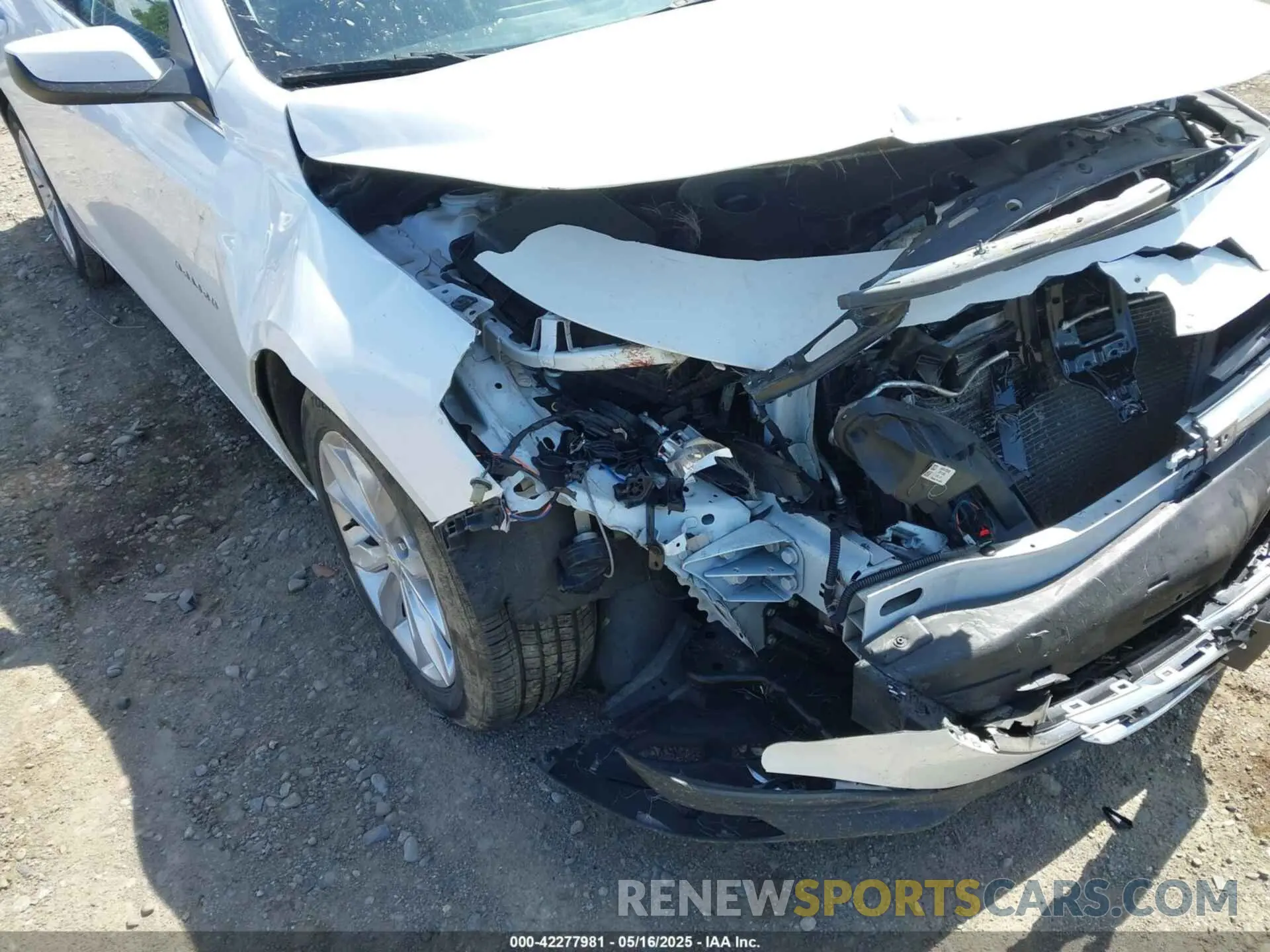 17 Photograph of a damaged car 1G1ZD5STXNF163011 CHEVROLET MALIBU 2022