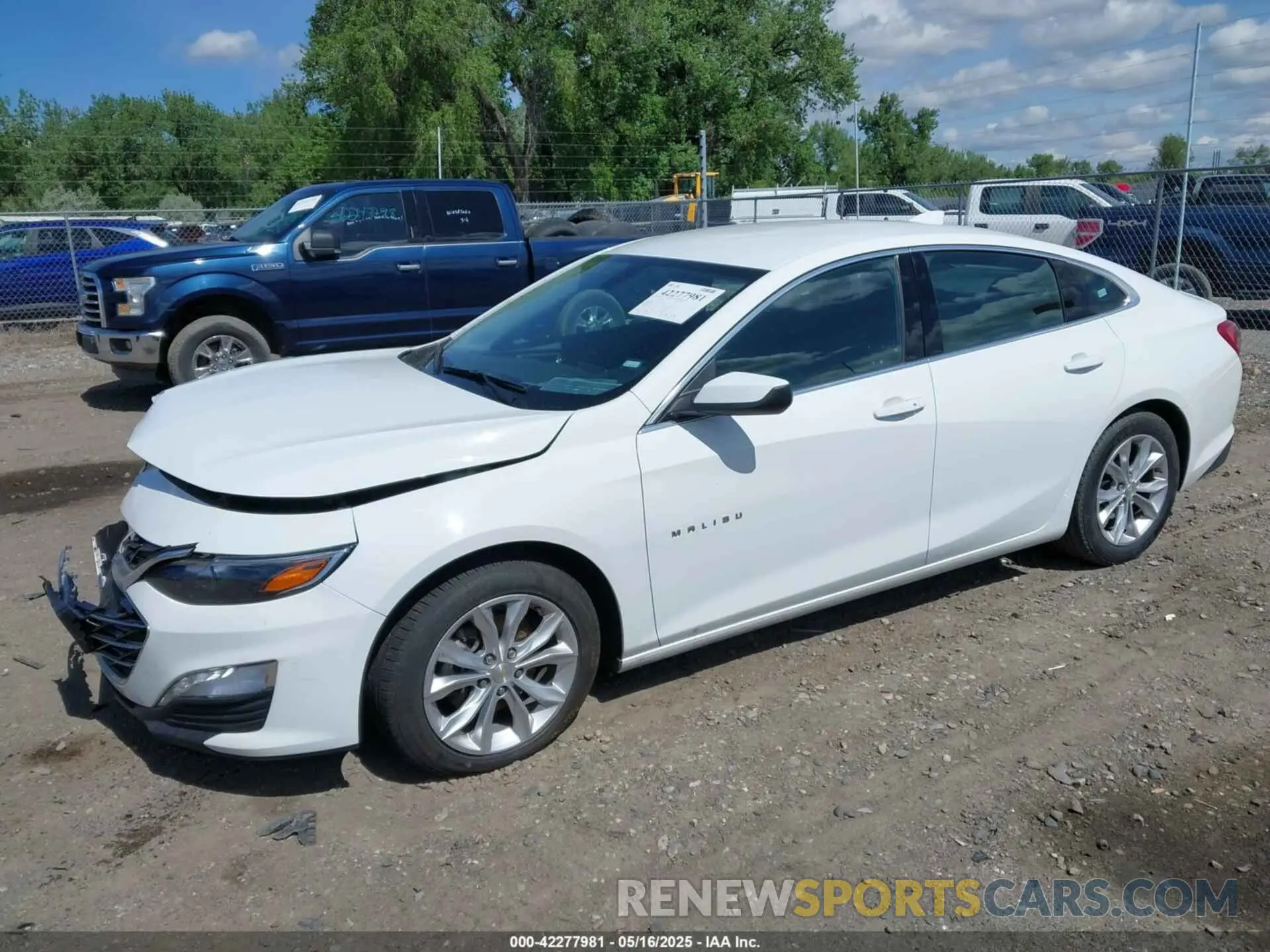 2 Photograph of a damaged car 1G1ZD5STXNF163011 CHEVROLET MALIBU 2022