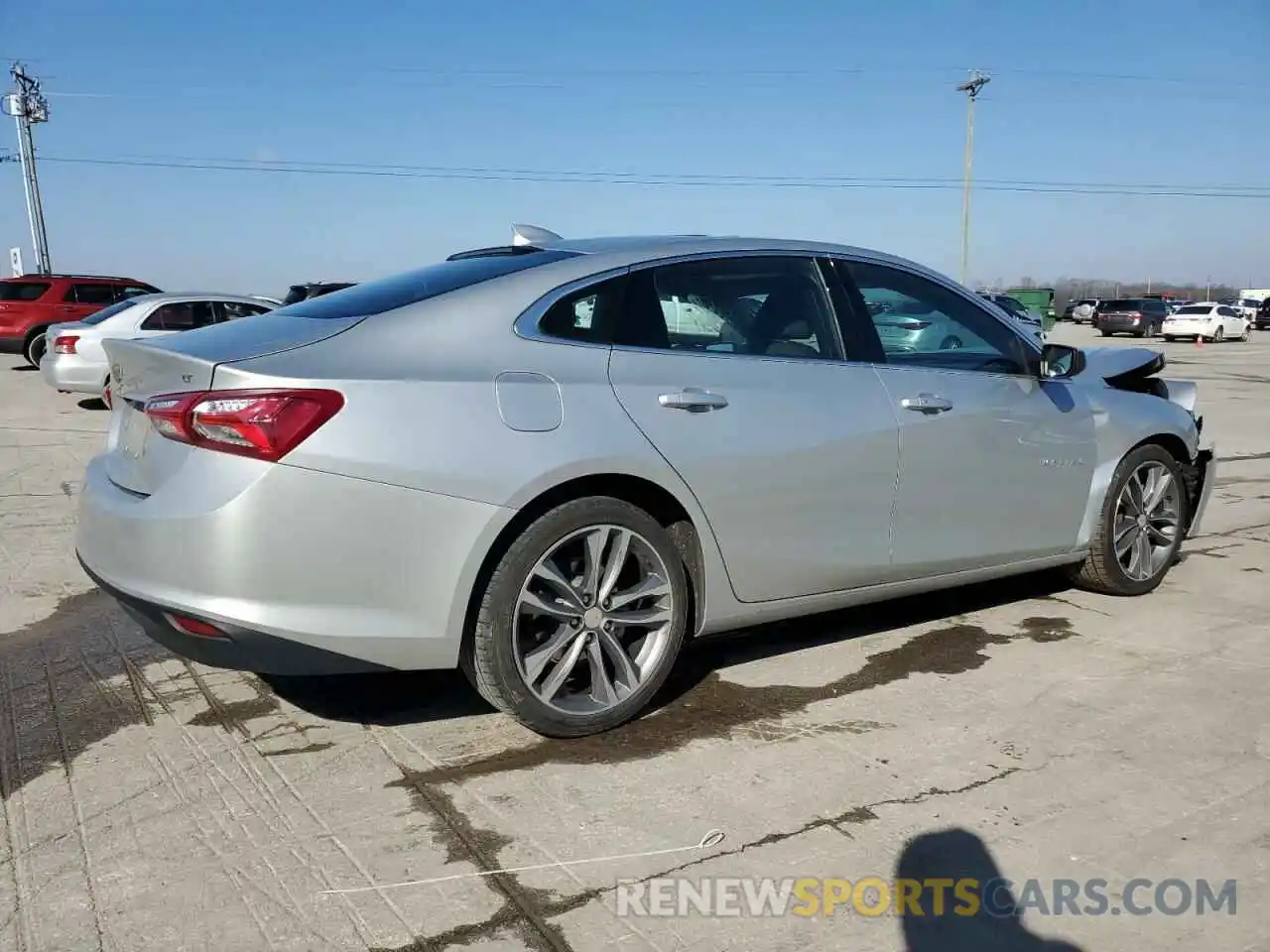 3 Photograph of a damaged car 1G1ZD5STXNF172758 CHEVROLET MALIBU 2022