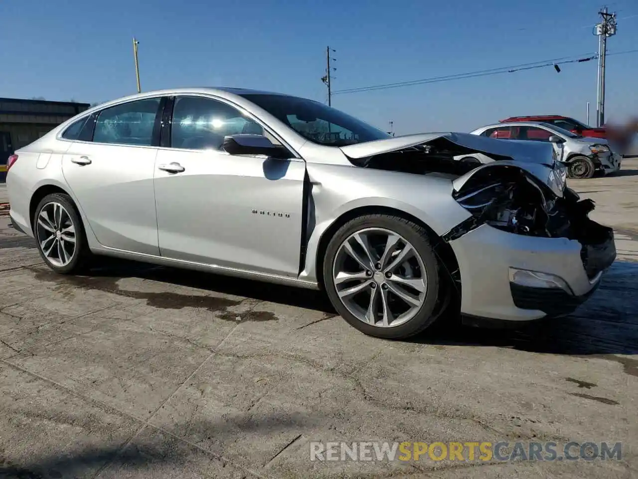 4 Photograph of a damaged car 1G1ZD5STXNF172758 CHEVROLET MALIBU 2022