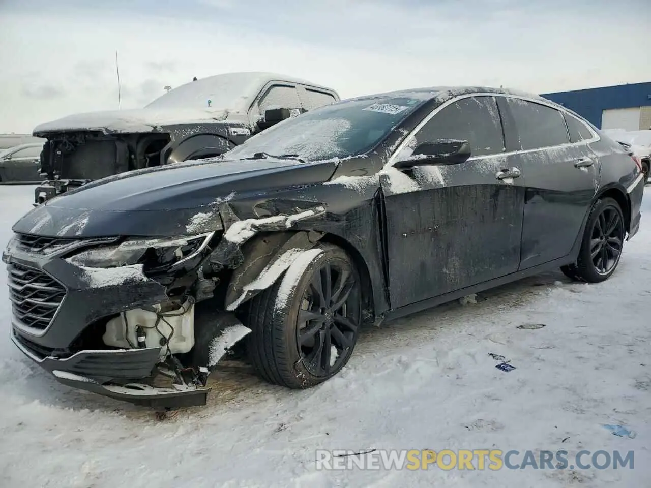1 Photograph of a damaged car 1G1ZD5STXNF173165 CHEVROLET MALIBU 2022
