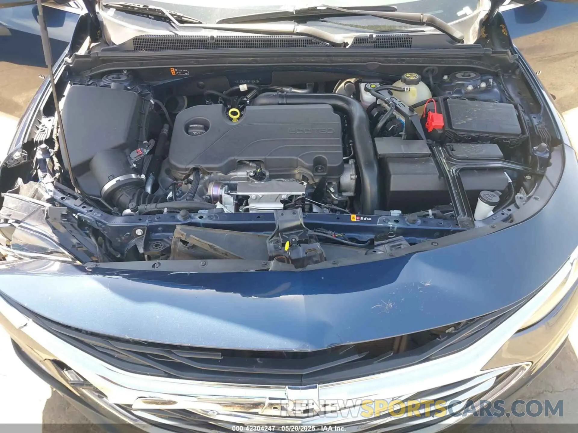 10 Photograph of a damaged car 1G1ZD5STXNF180178 CHEVROLET MALIBU 2022