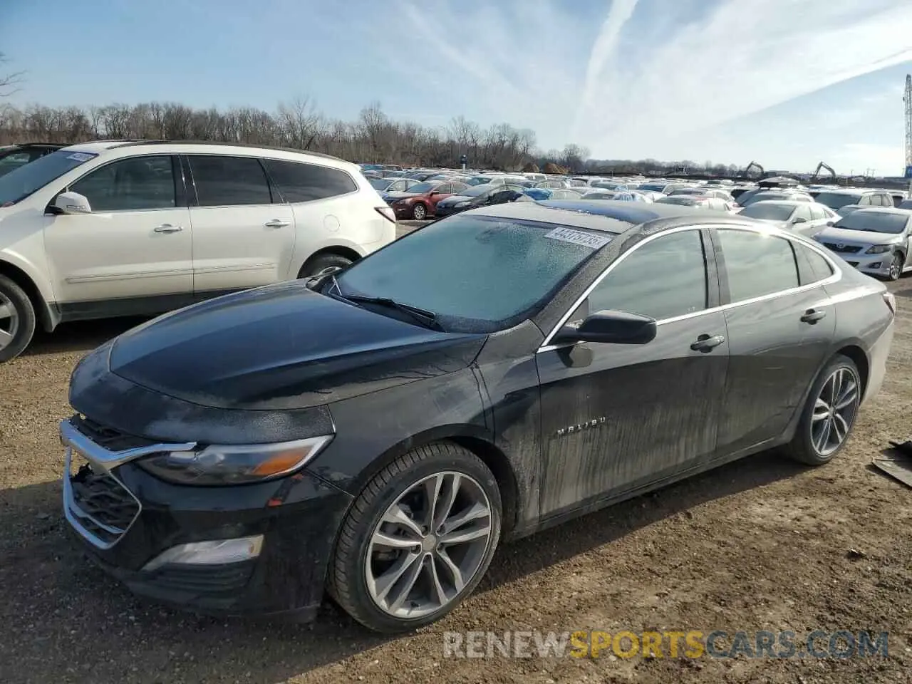 1 Photograph of a damaged car 1G1ZD5STXNF184375 CHEVROLET MALIBU 2022