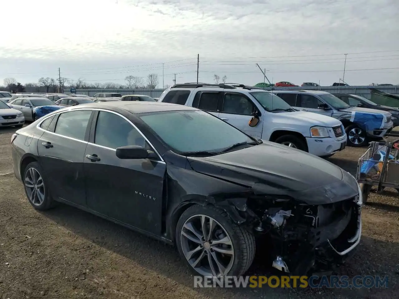 4 Photograph of a damaged car 1G1ZD5STXNF184375 CHEVROLET MALIBU 2022