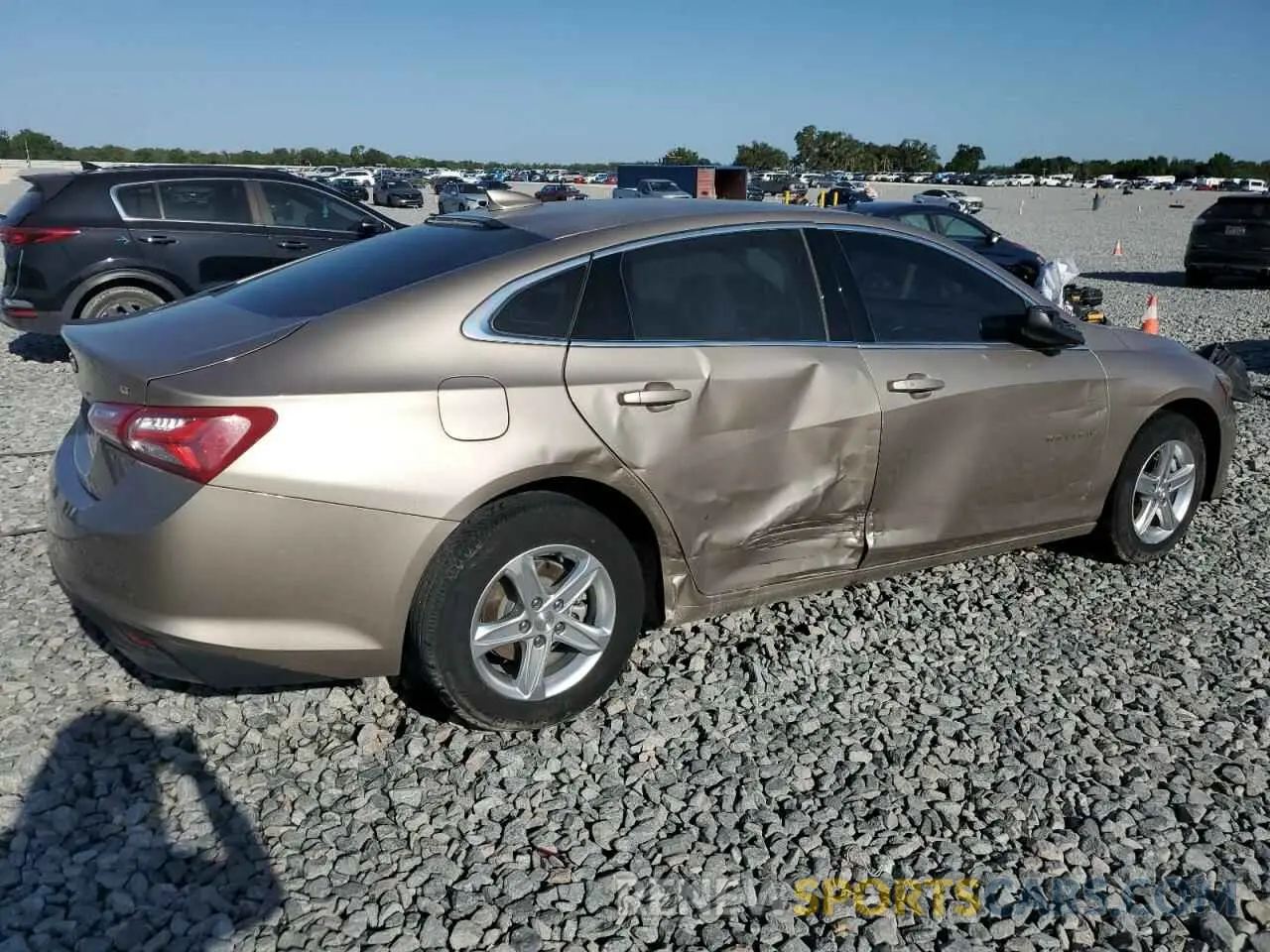 3 Photograph of a damaged car 1G1ZD5STXNF193495 CHEVROLET MALIBU 2022