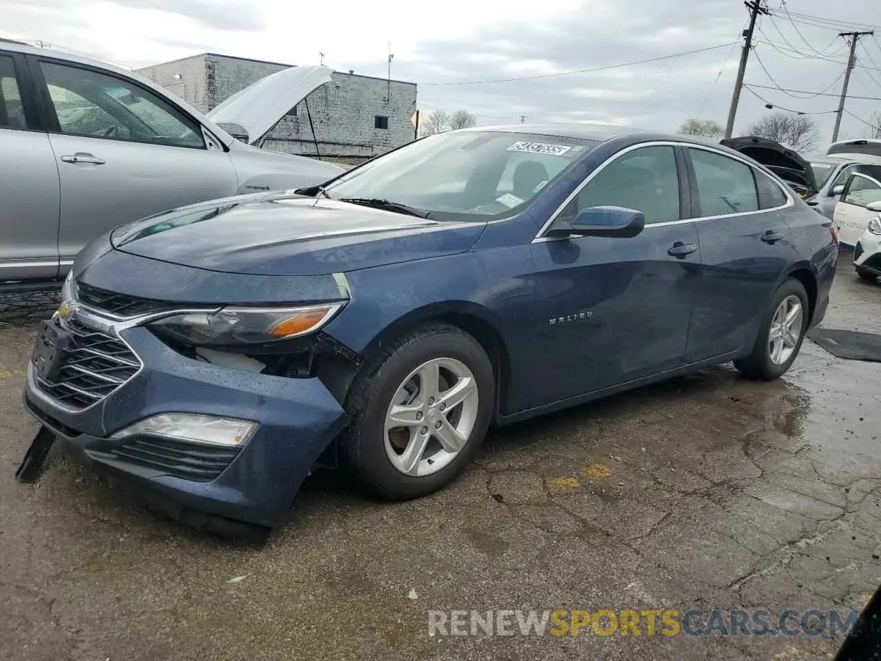 1 Photograph of a damaged car 1G1ZD5STXNF193559 CHEVROLET MALIBU 2022