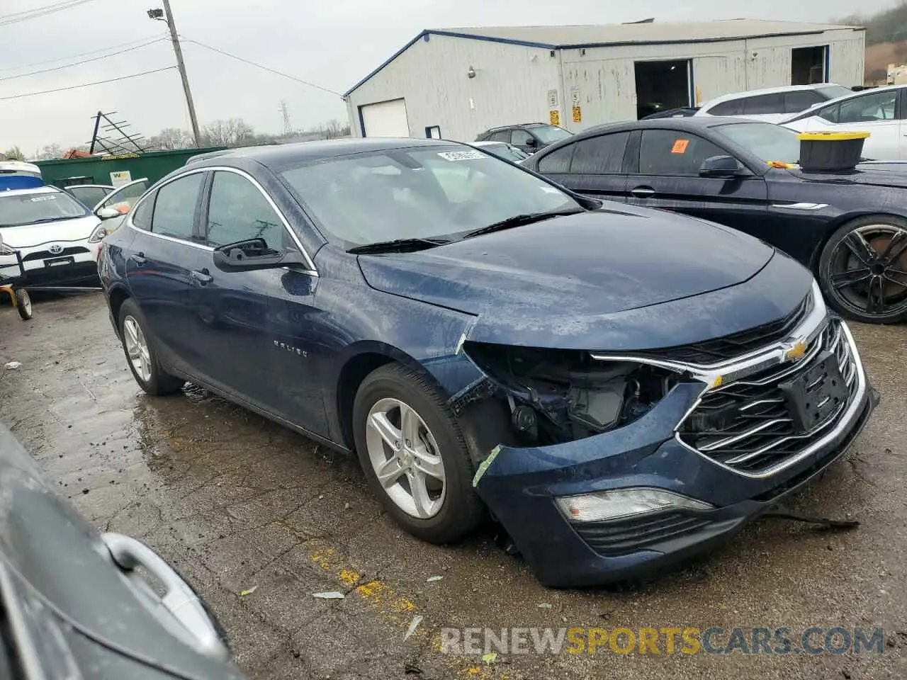4 Photograph of a damaged car 1G1ZD5STXNF193559 CHEVROLET MALIBU 2022
